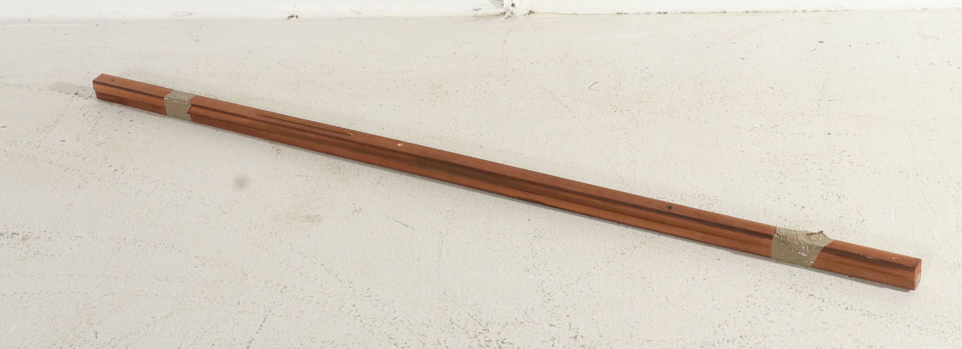 Stanley Furniture Cherry Dresser with Leather Wrapped Mirror