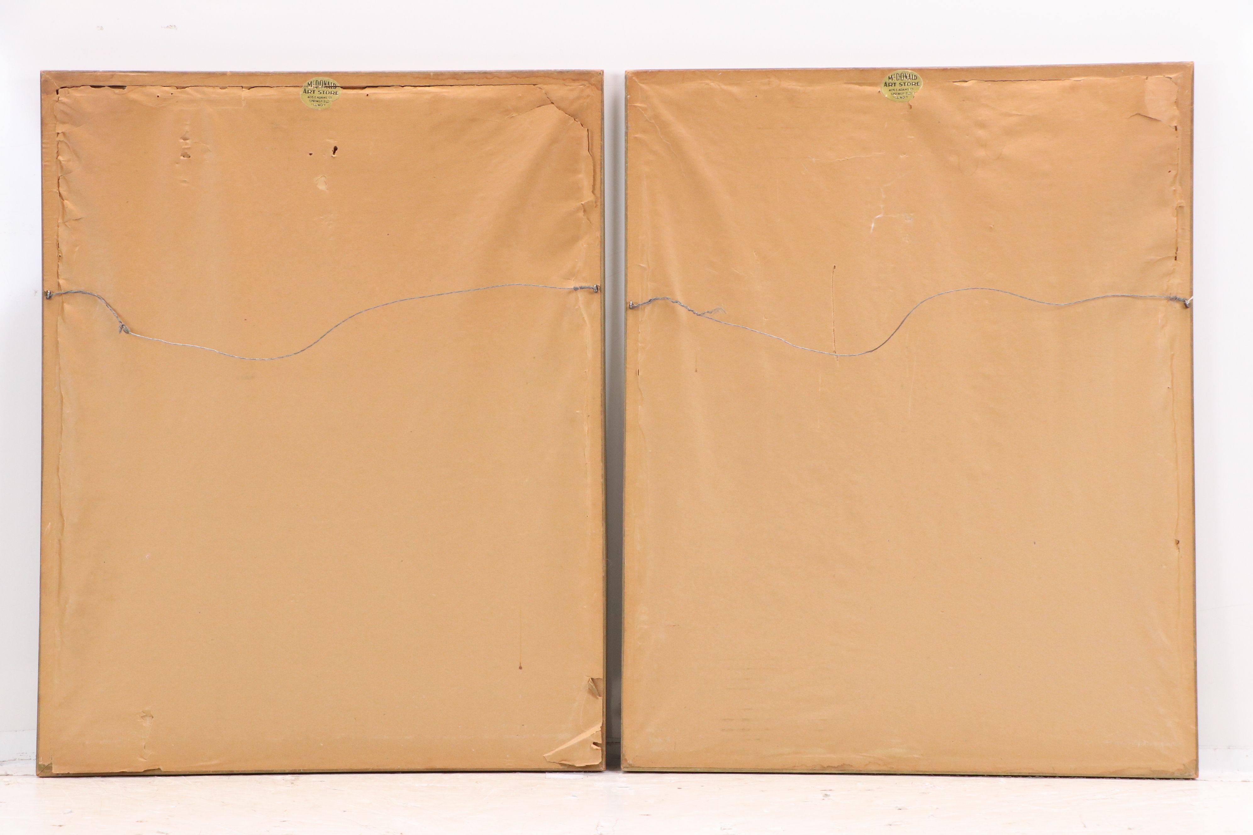 Botanical Hand-Colored Collotypes After Robert Furber "July" and "September"