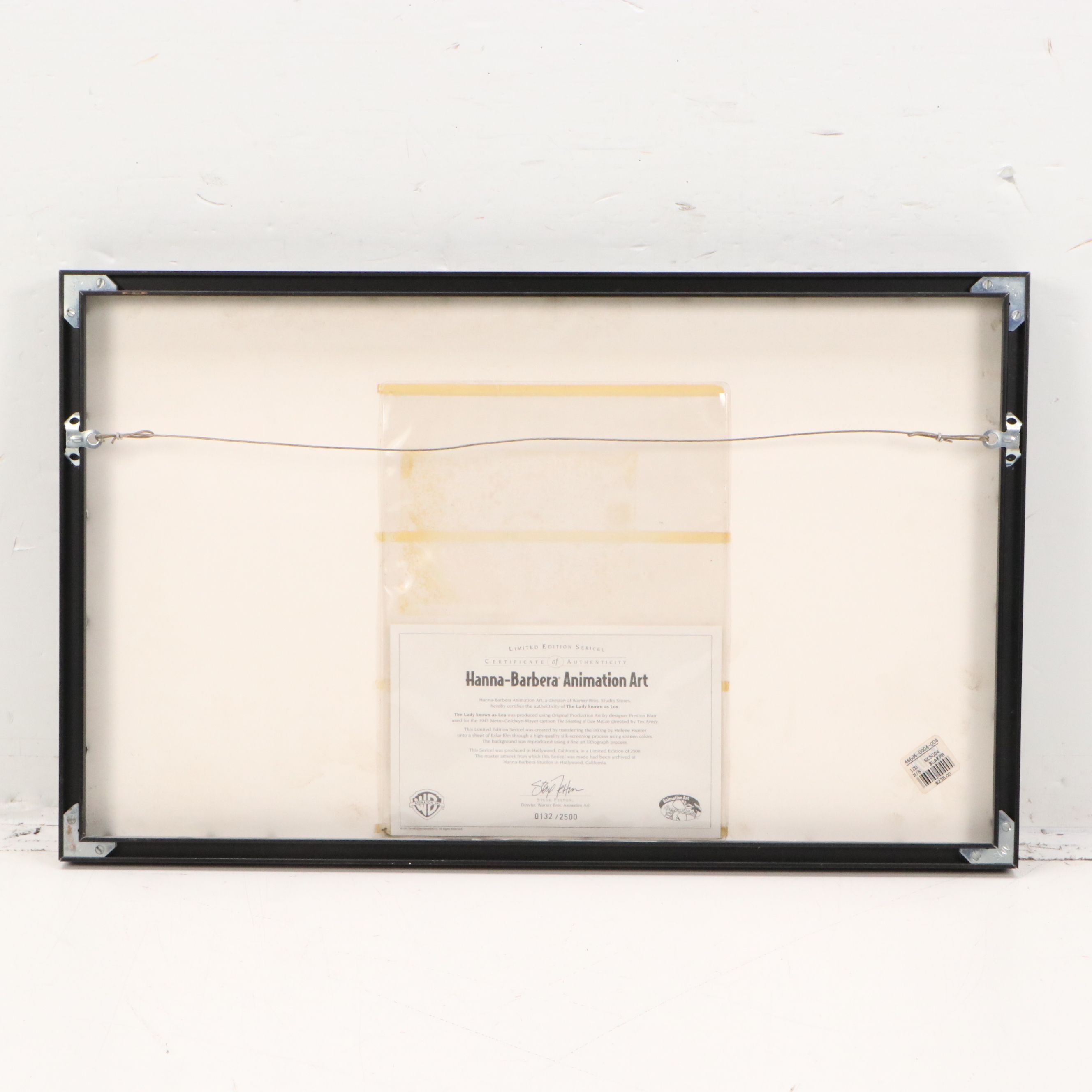 Hanna-Barbera Sericel "The Lady Known As Lou," Late 20th Century