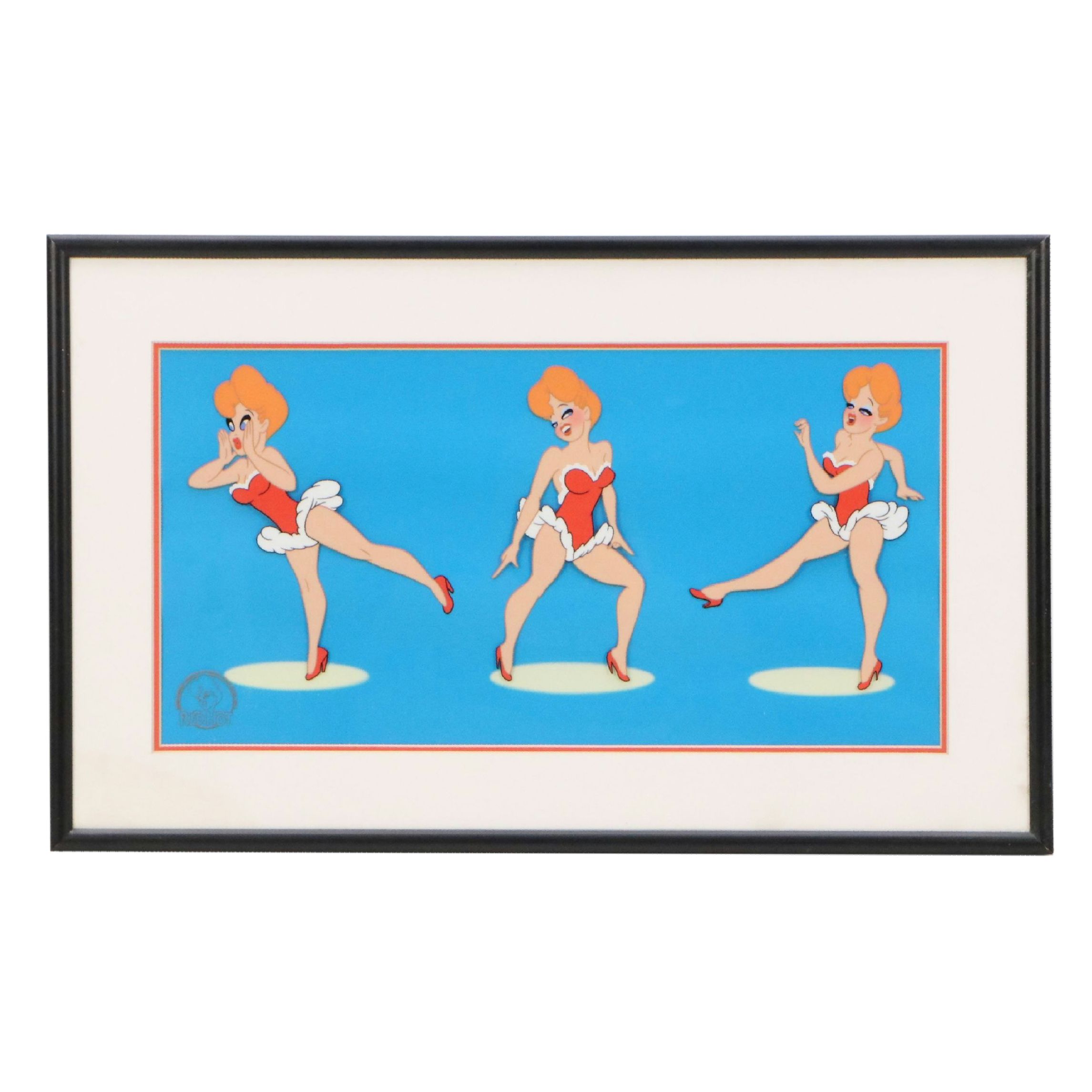 Hanna-Barbera Sericel "The Lady Known As Lou," Late 20th Century