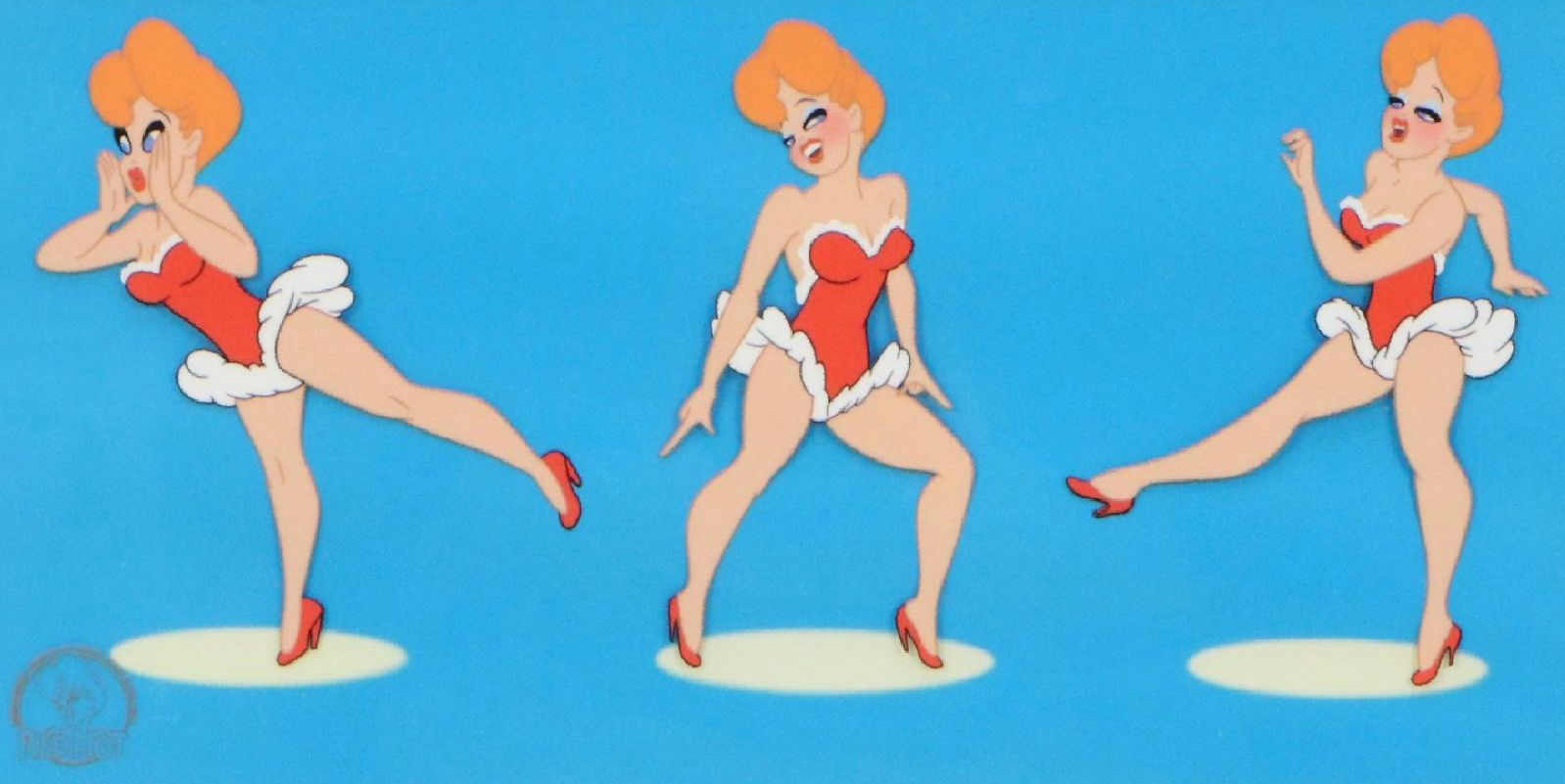 Hanna-Barbera Sericel "The Lady Known As Lou," Late 20th Century