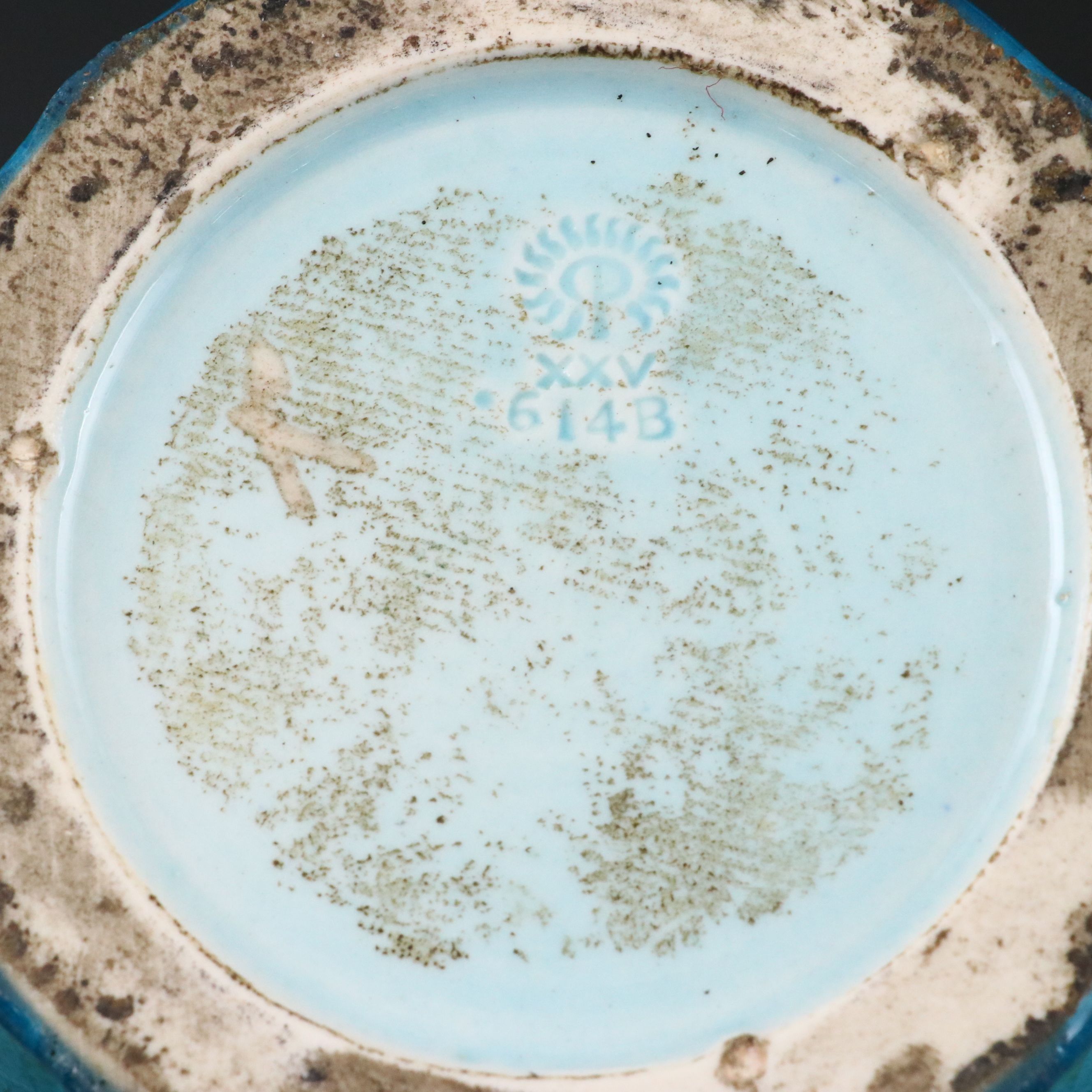 Rookwood Pottery Blue Glazed Production Vase, 1925