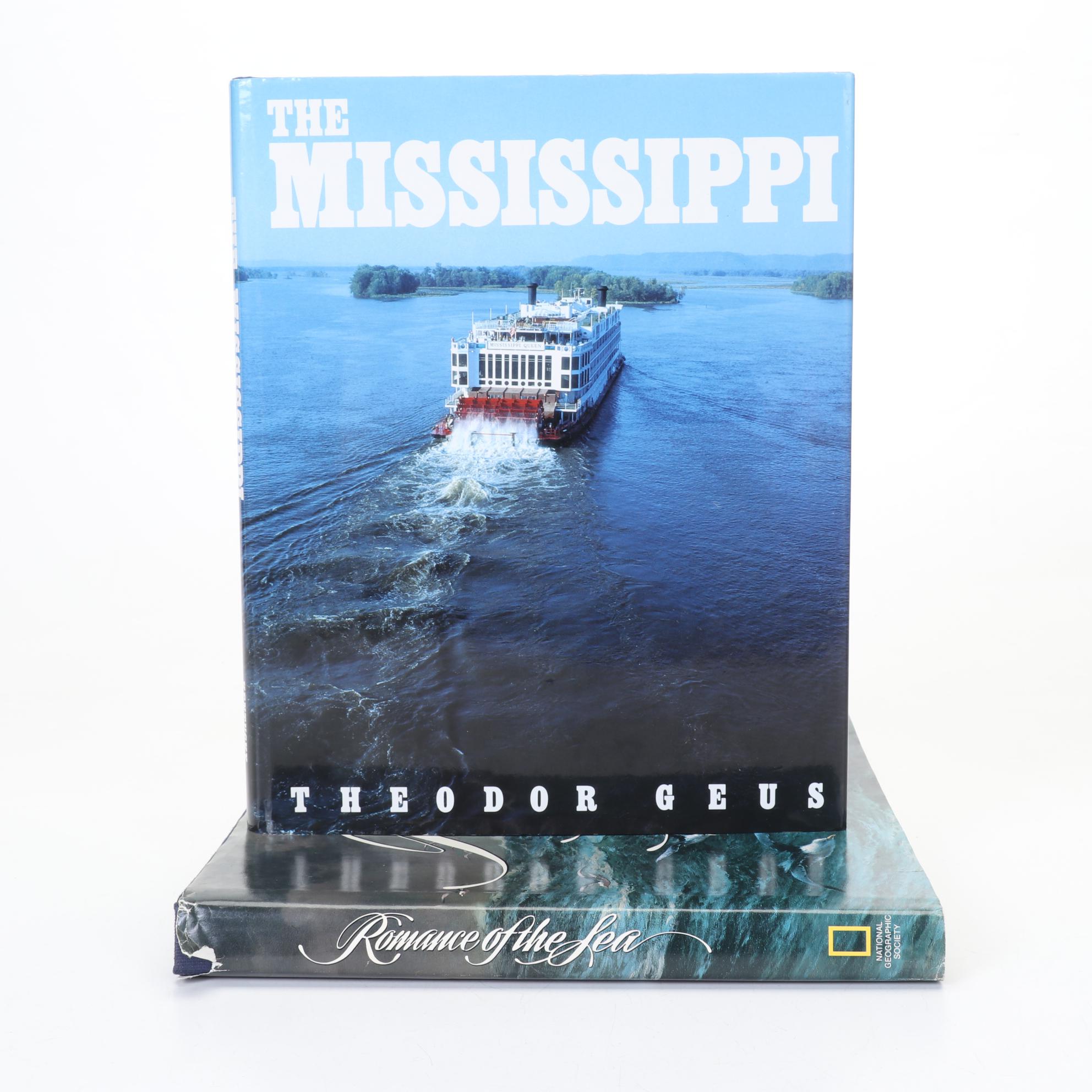 "The Mississippi" by Theodor Geus and "Romance of the Sea"