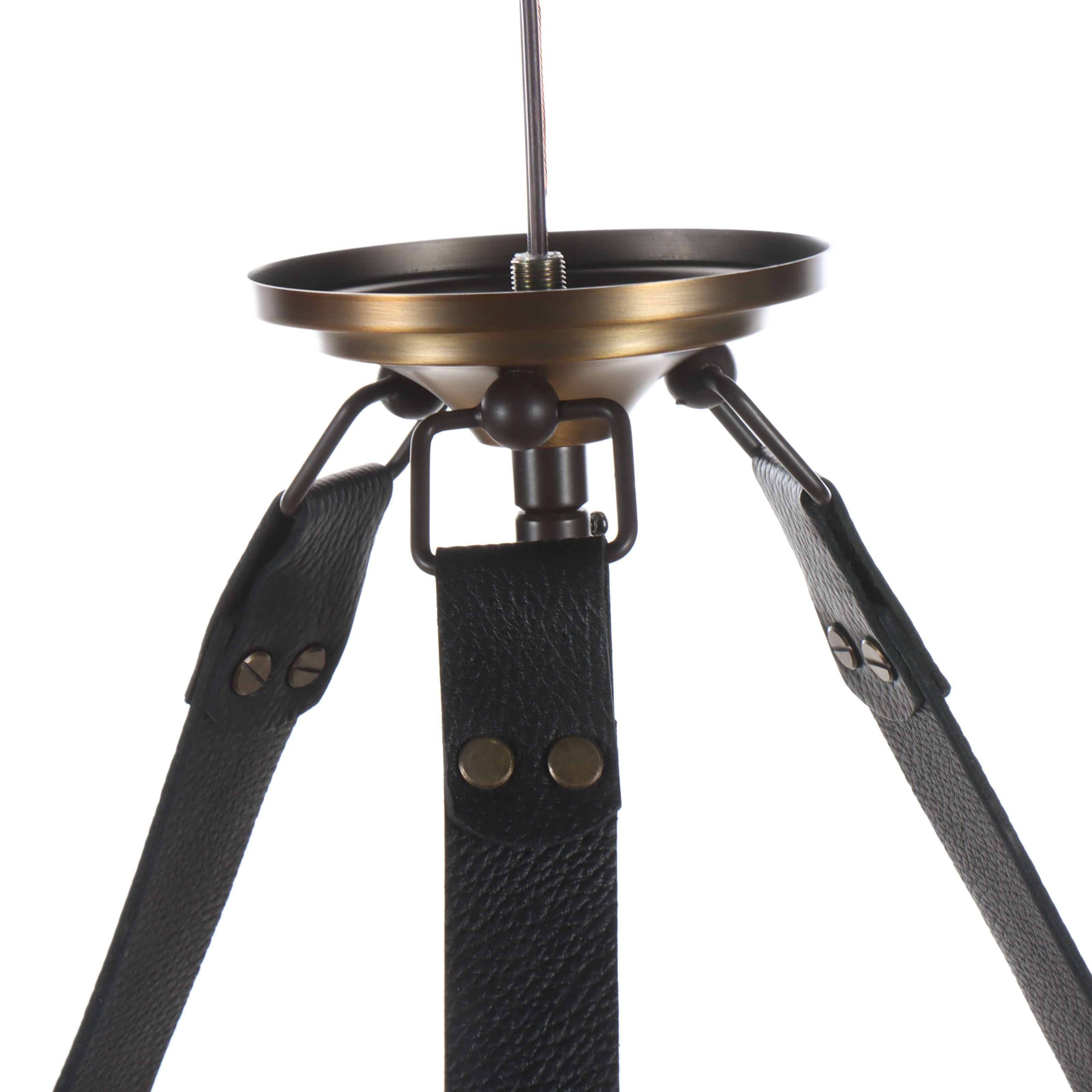 Millennium Bronzed Metal Diamond Cage Pendant