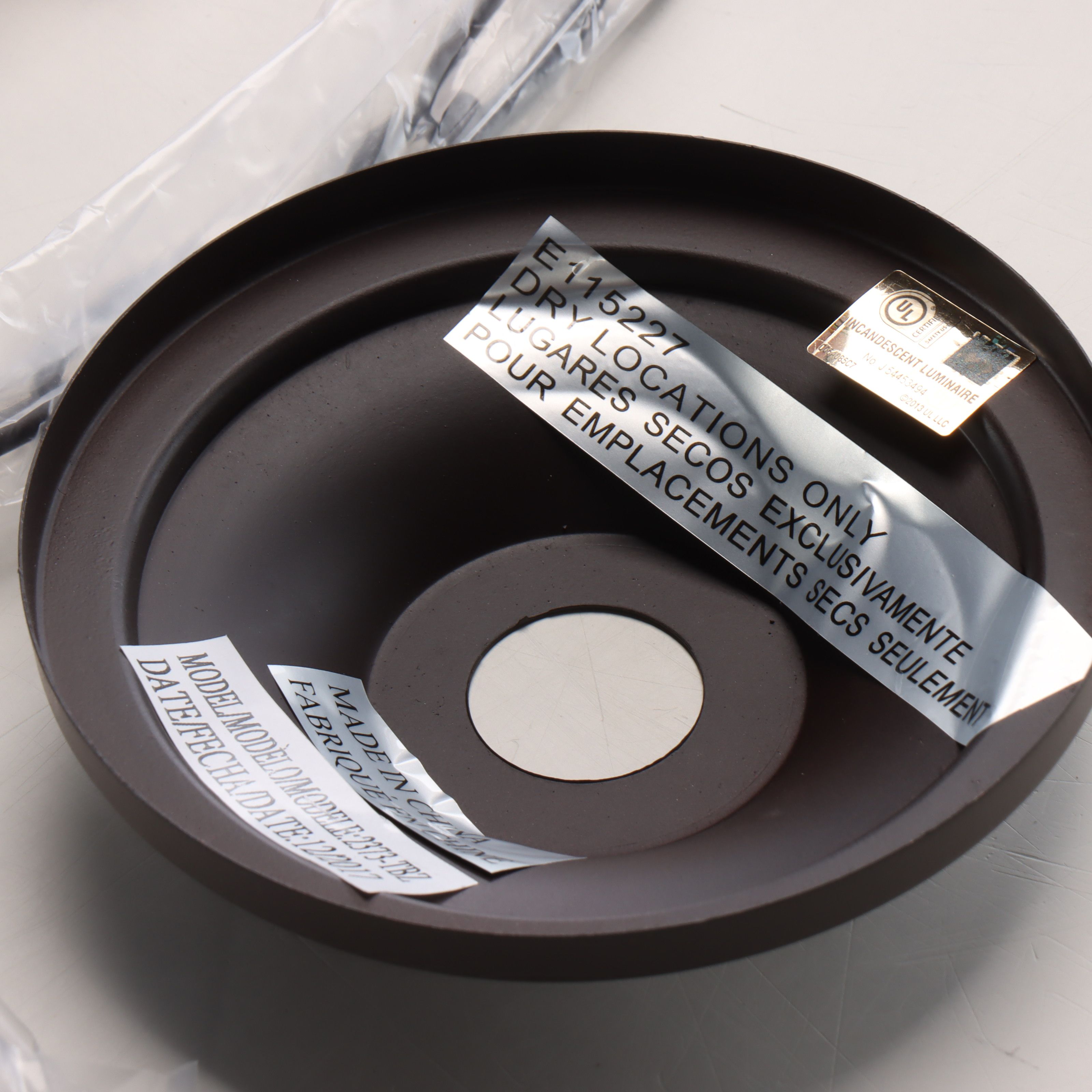 Millennium Bronzed Metal Diamond Cage Pendant