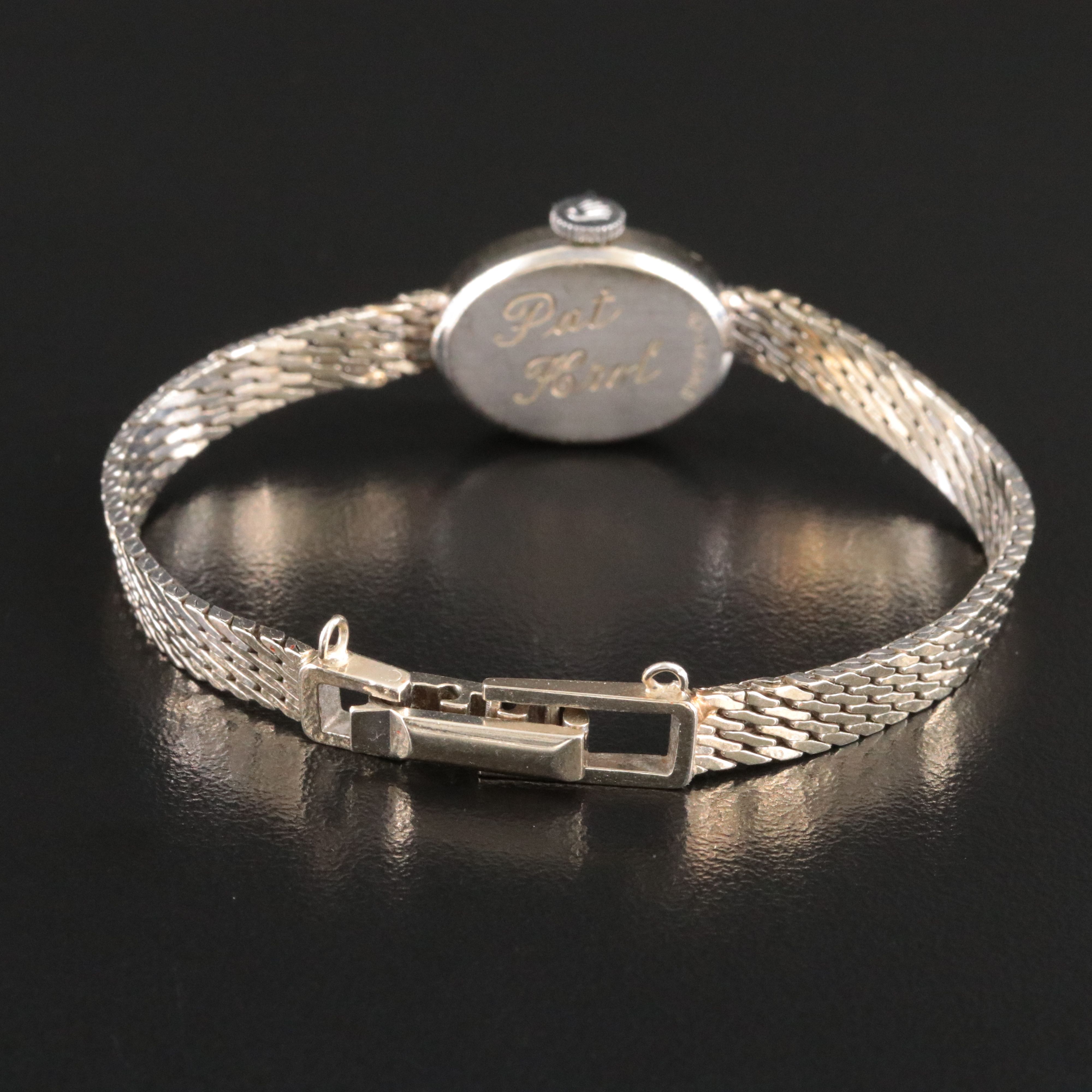 14K Vintage Rolex Stem Wind Custom Bracelet Watch