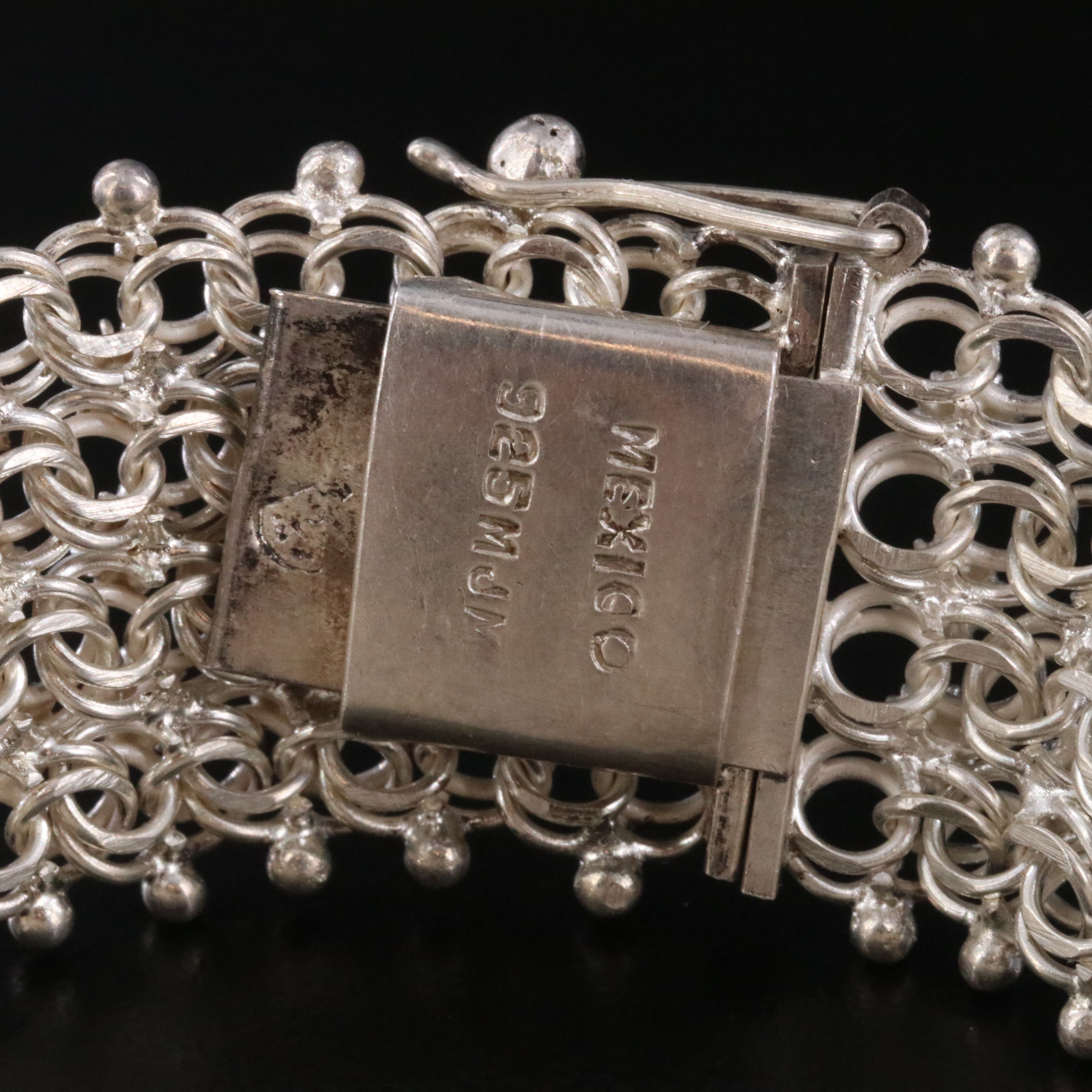 Sterling Cannetille Bracelet with Photo Ball Charm