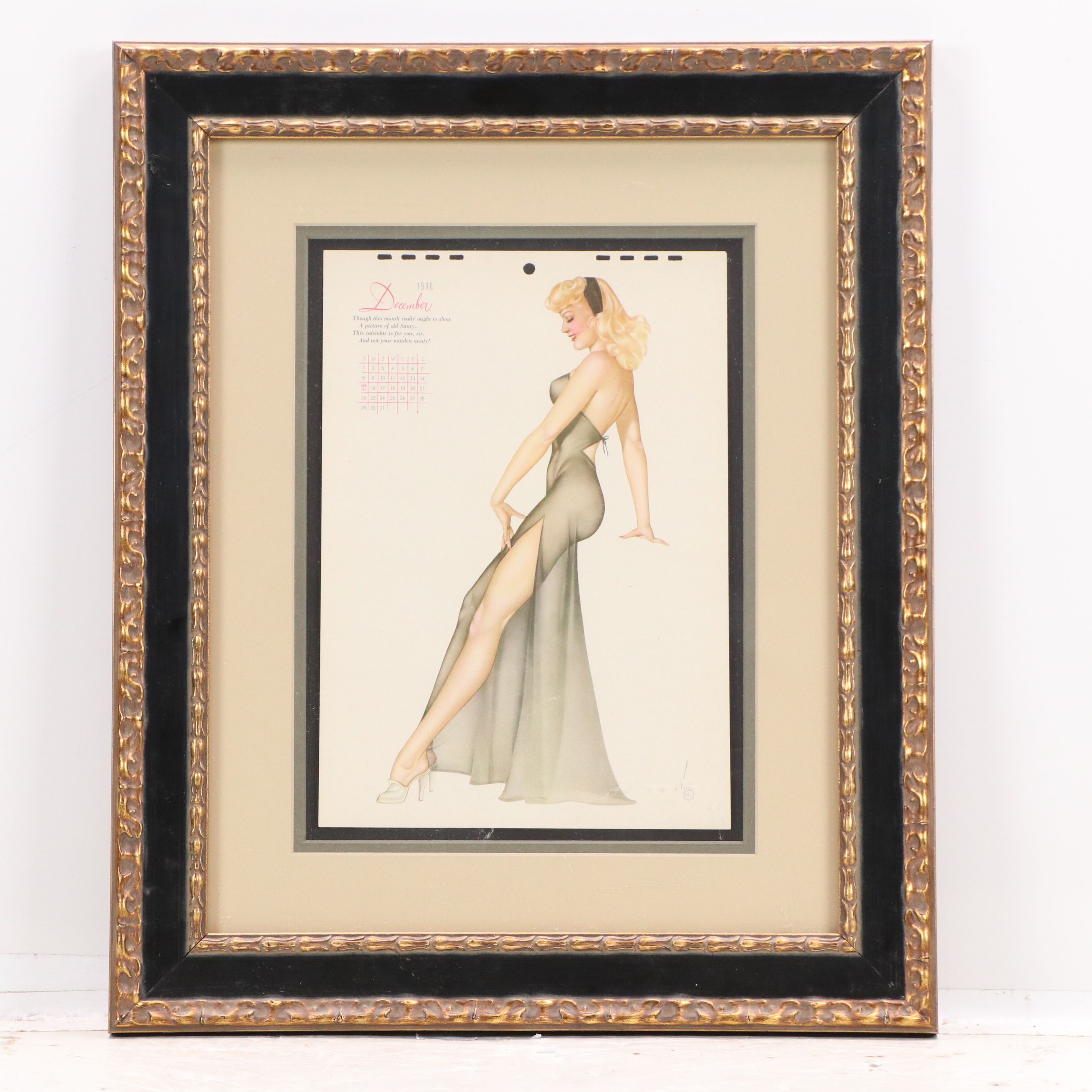 After Alberto Vargas 1946 Pinup Calendar Pages