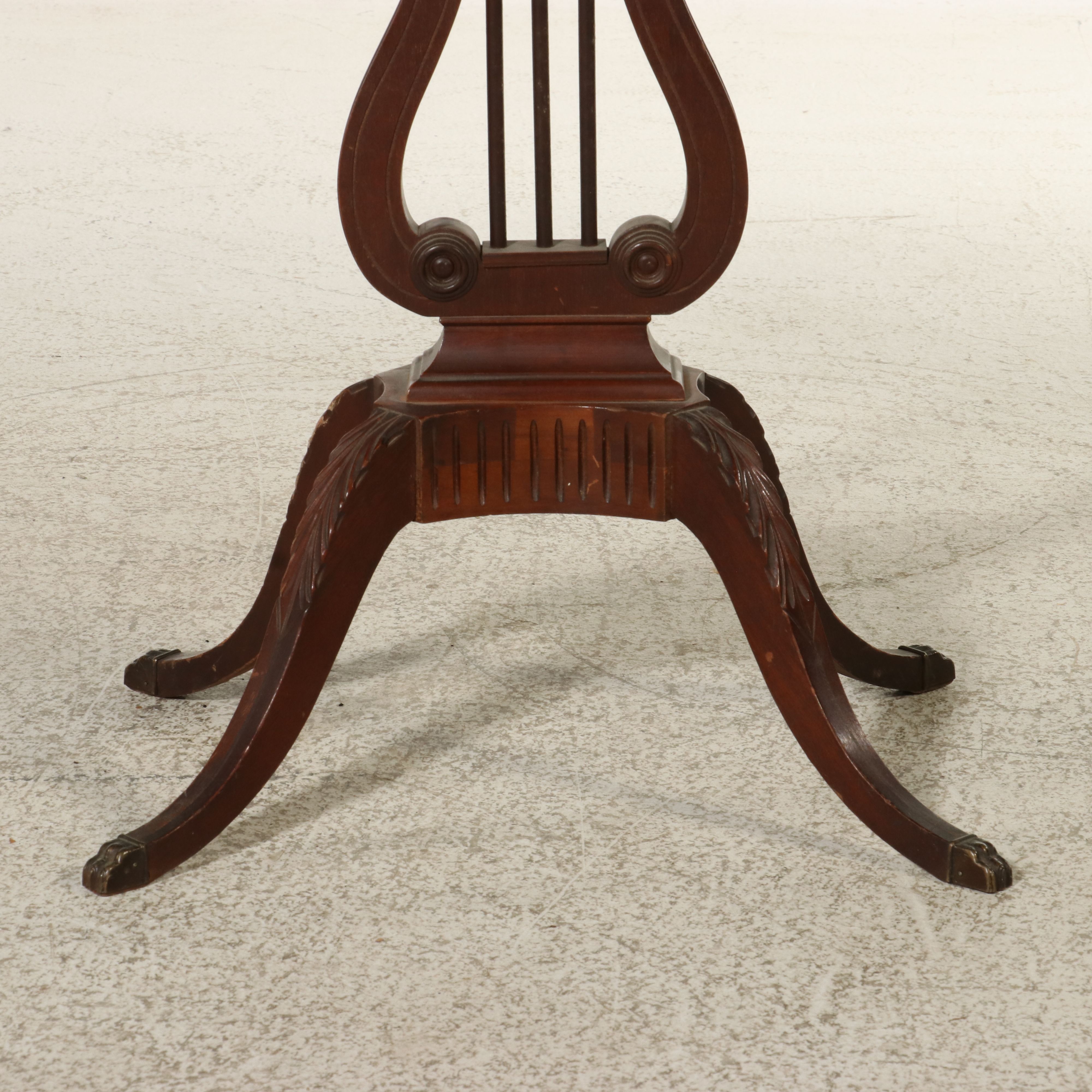 Regency Style Mahogany Accent Table