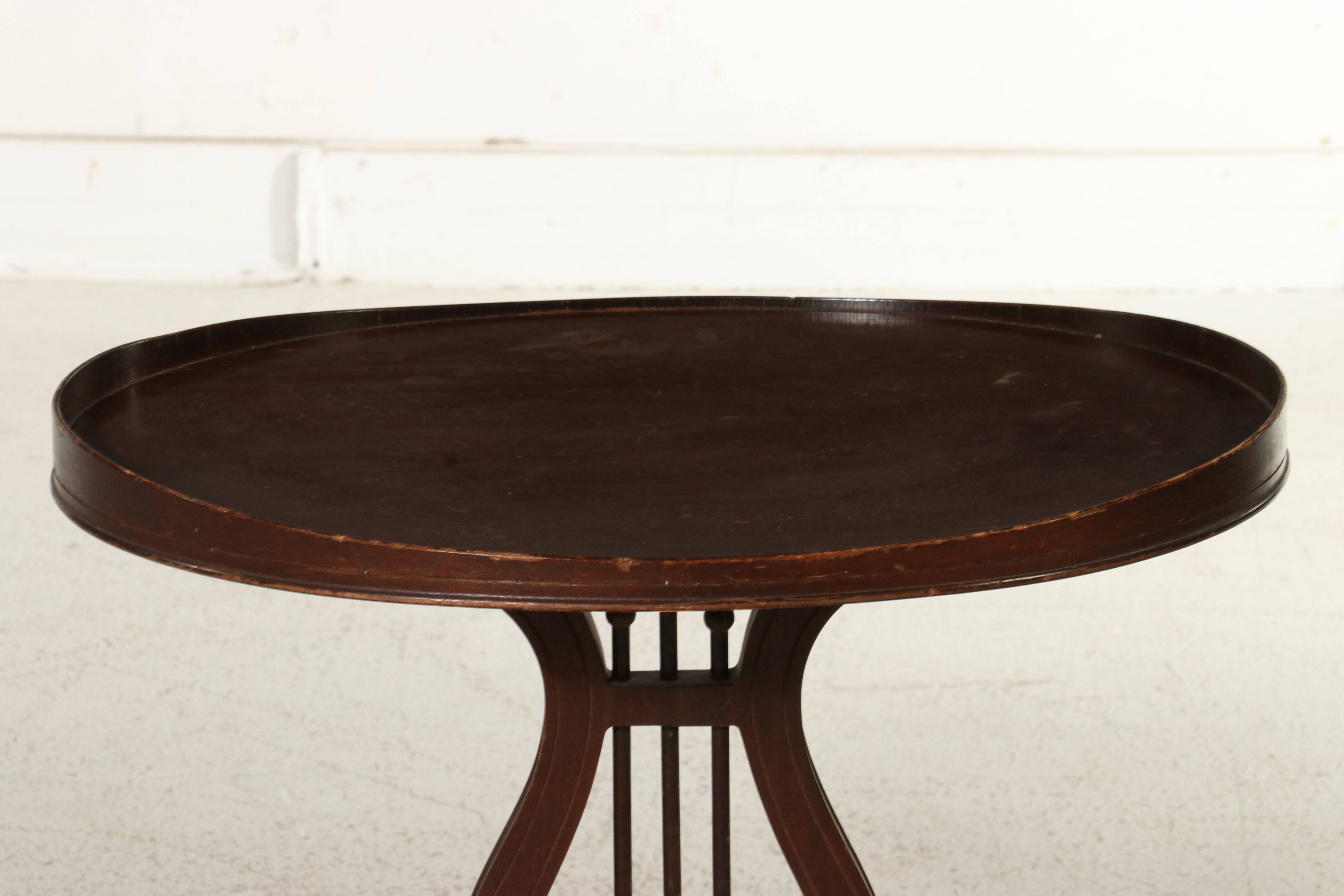 Regency Style Mahogany Accent Table
