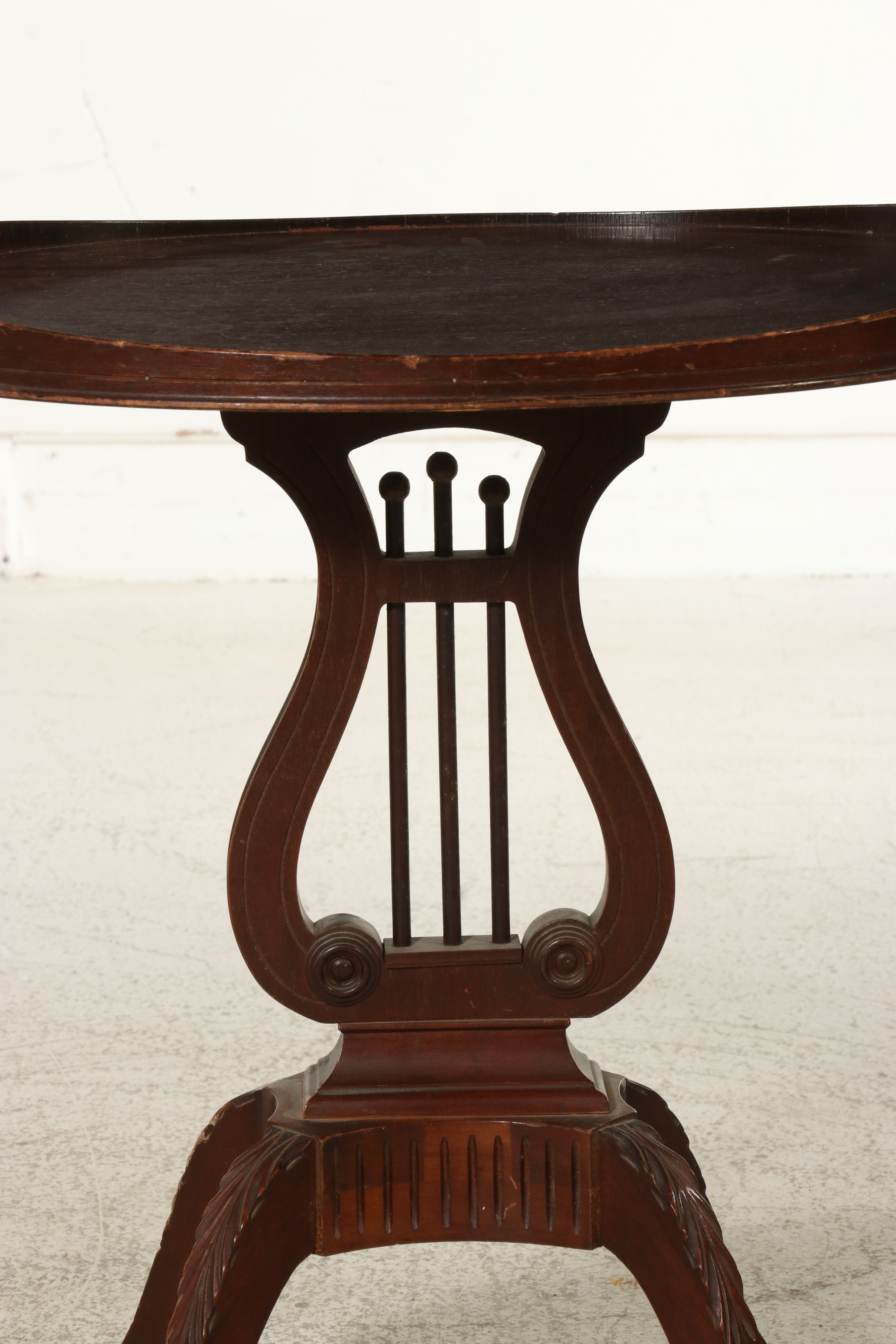 Regency Style Mahogany Accent Table