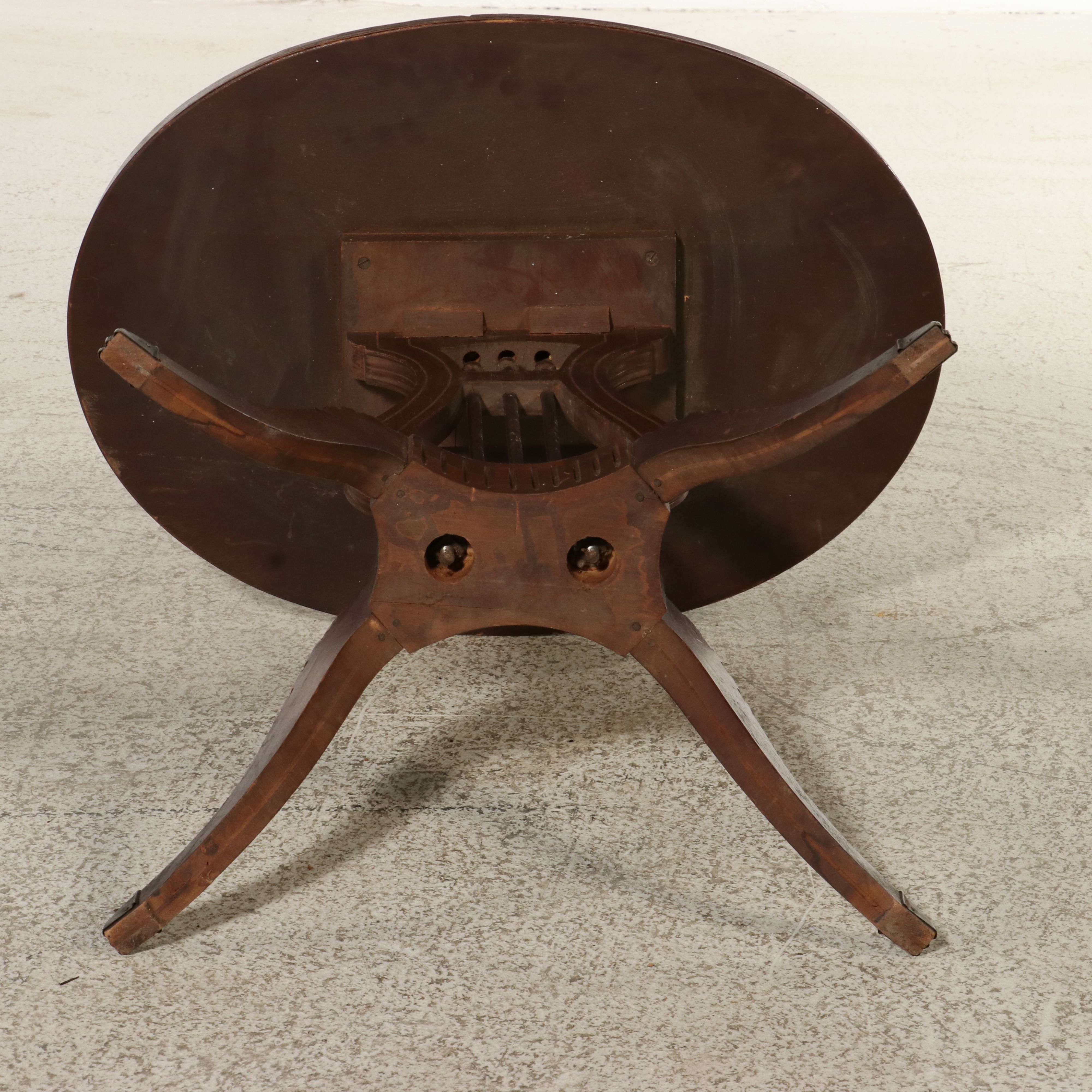 Regency Style Mahogany Accent Table