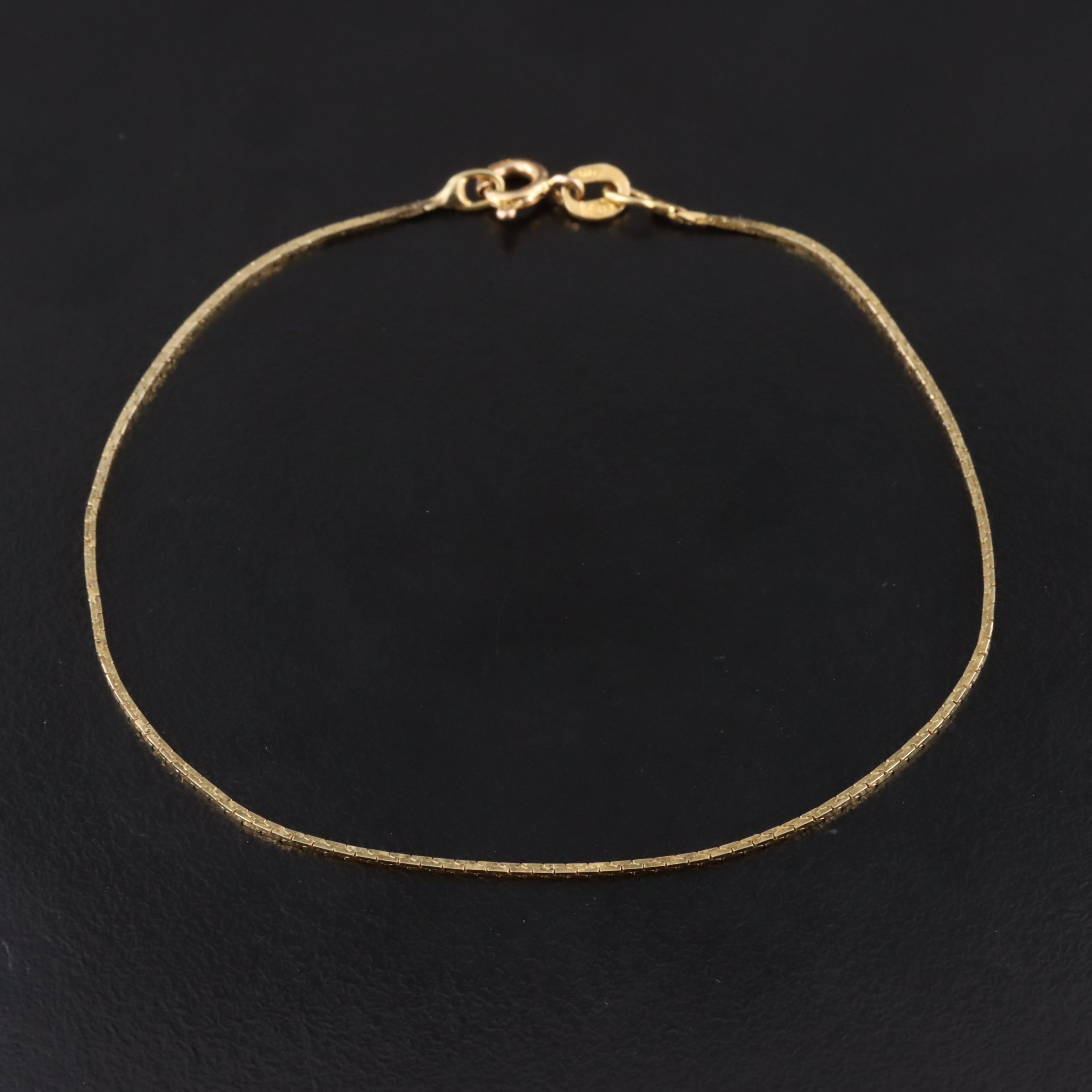 14K Cobra Chain Bracelet