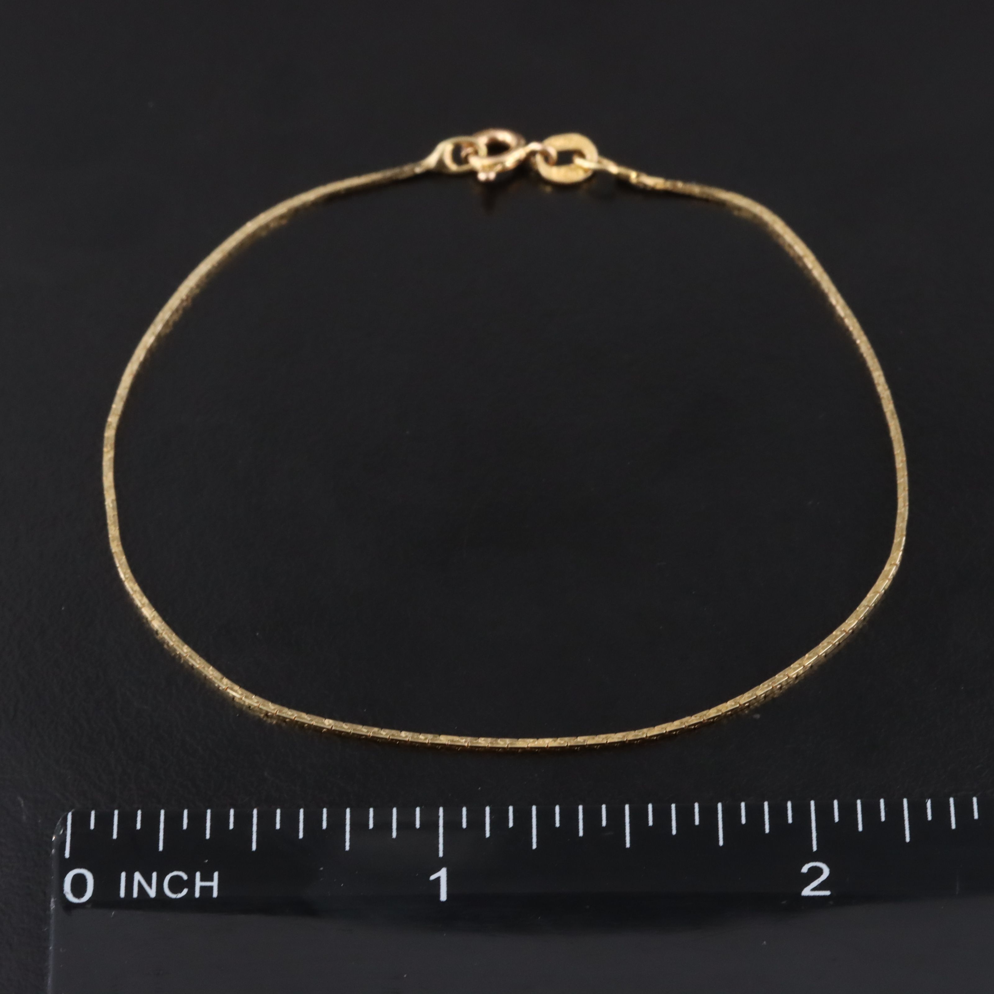 14K Cobra Chain Bracelet