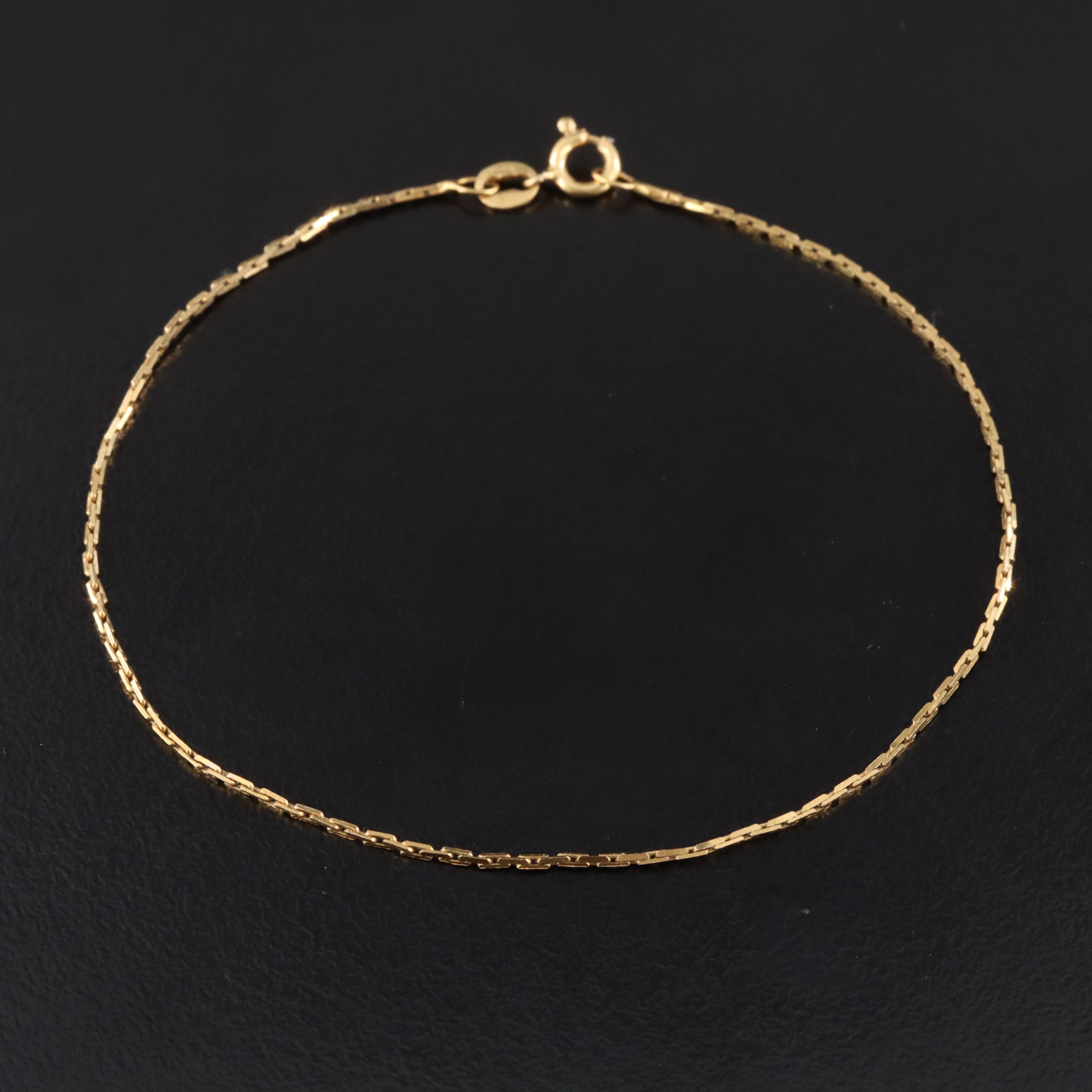 Italian 14K Cable Chain Bracelet