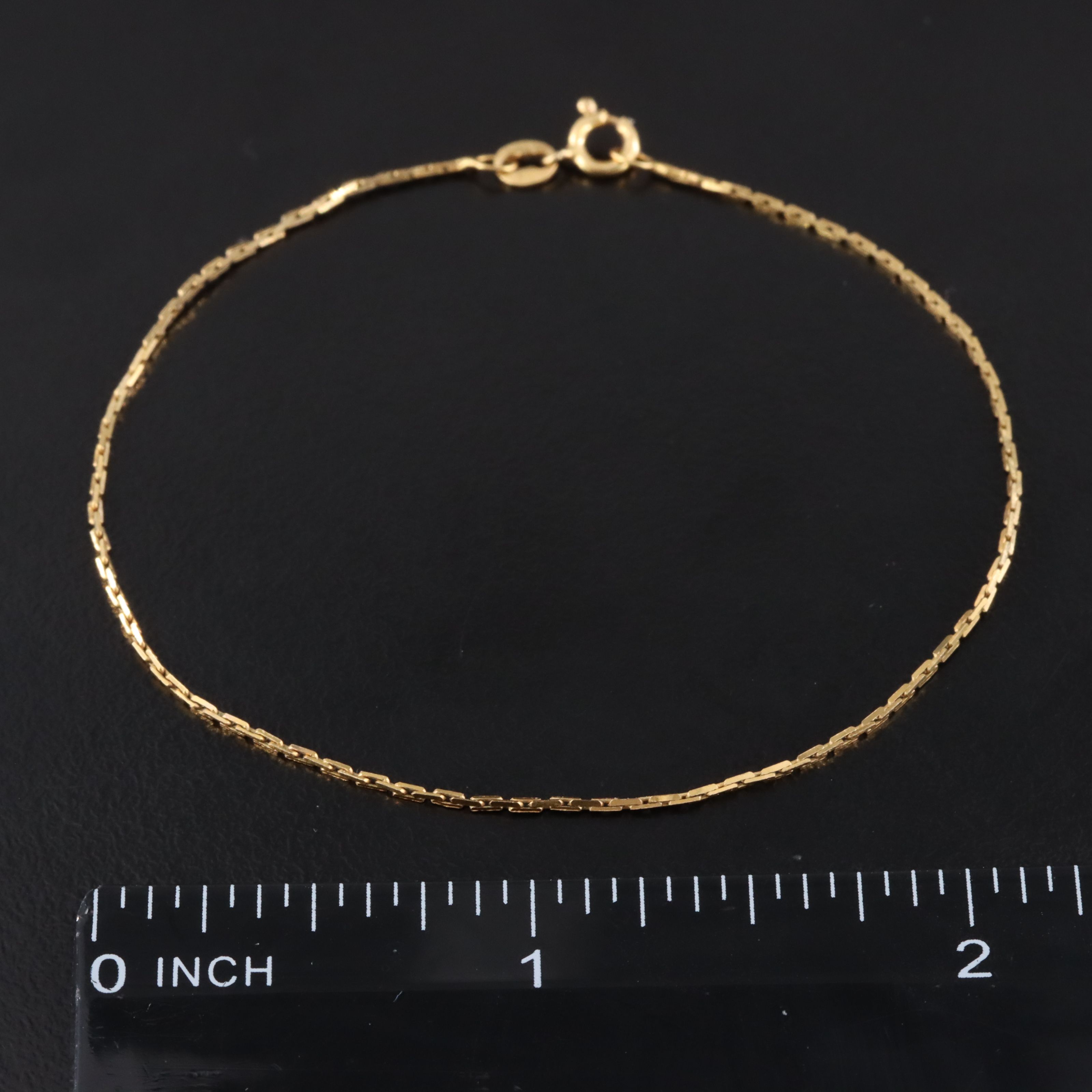 Italian 14K Cable Chain Bracelet