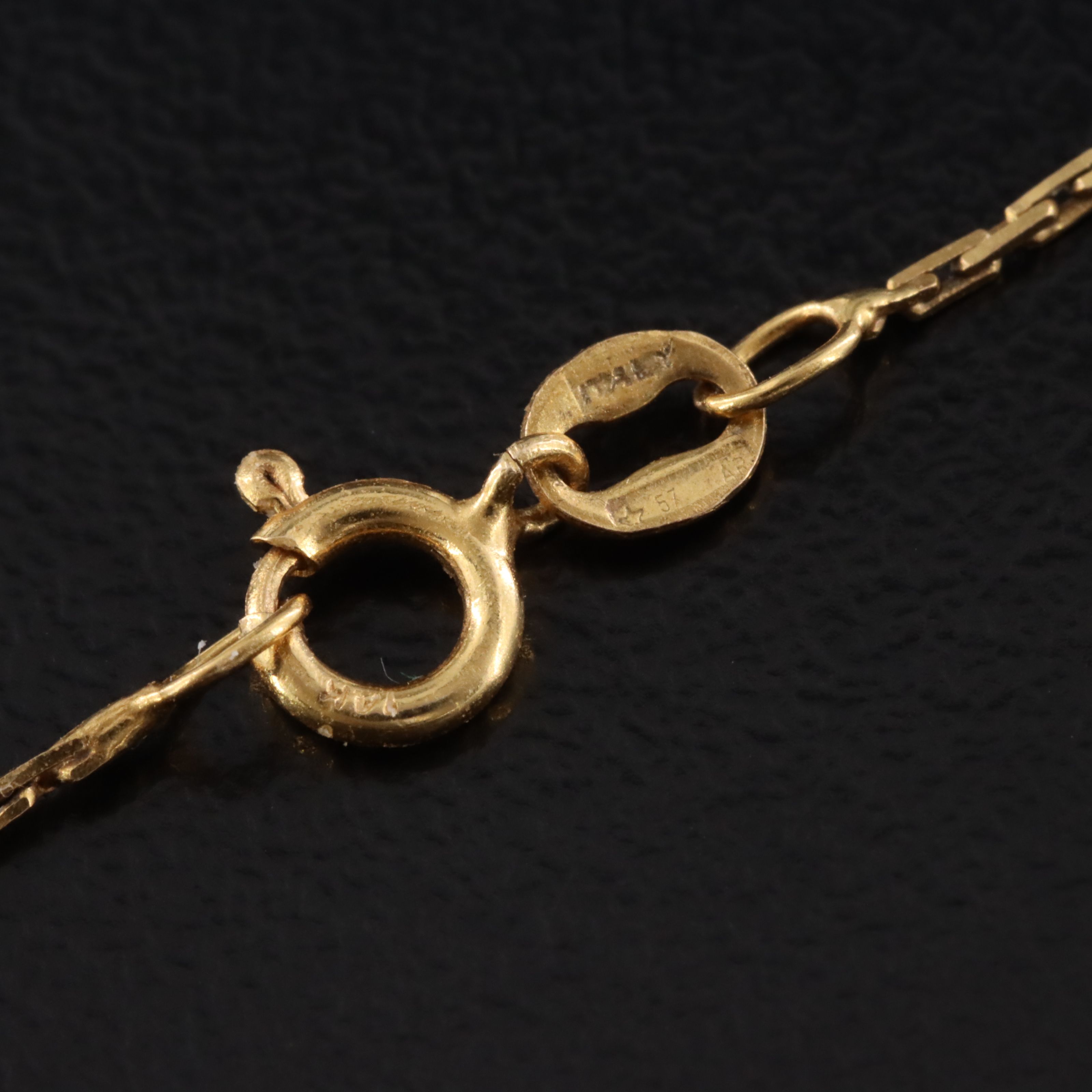 Italian 14K Cable Chain Bracelet