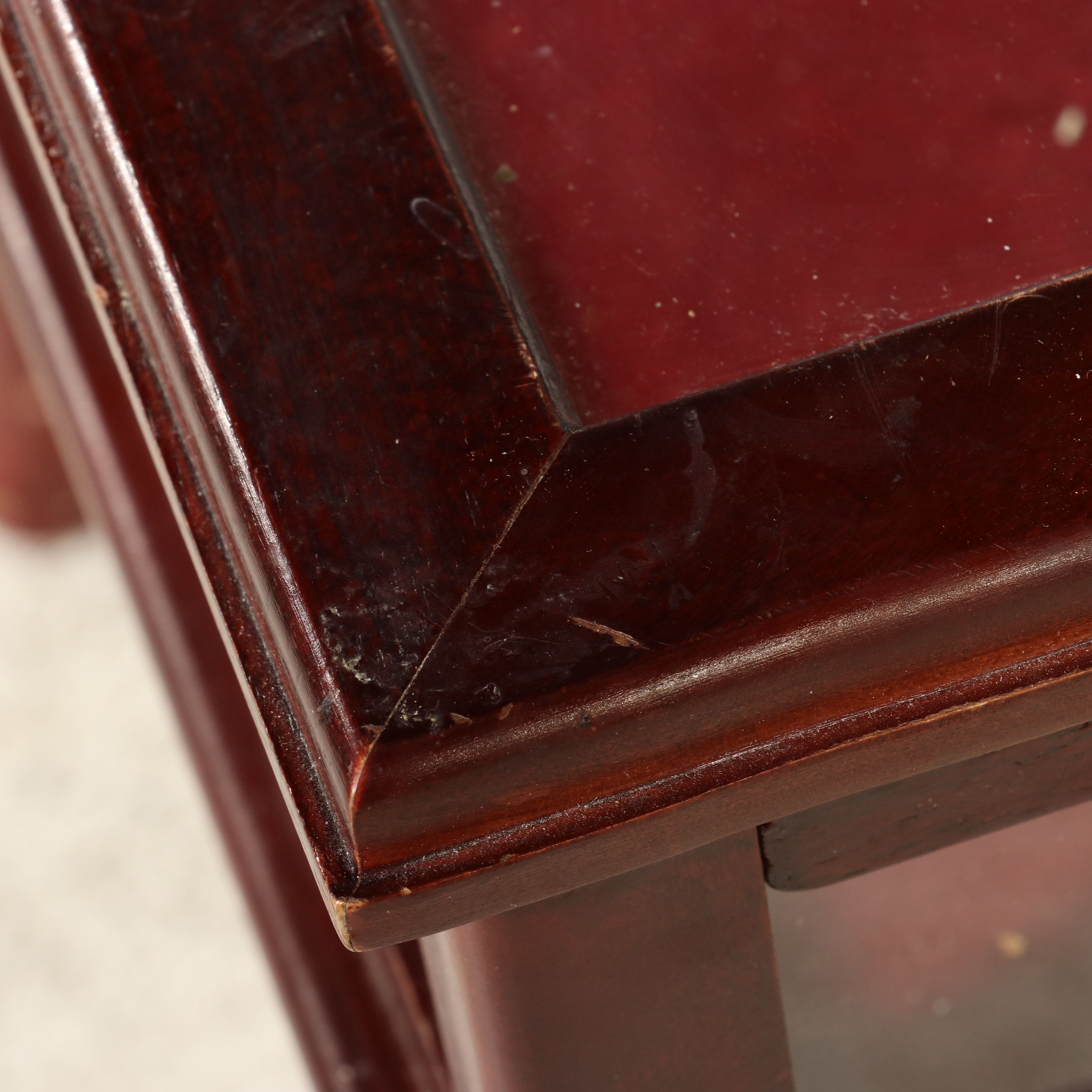 Pair of Queen Anne Style Mahogany Bijouterie Tables