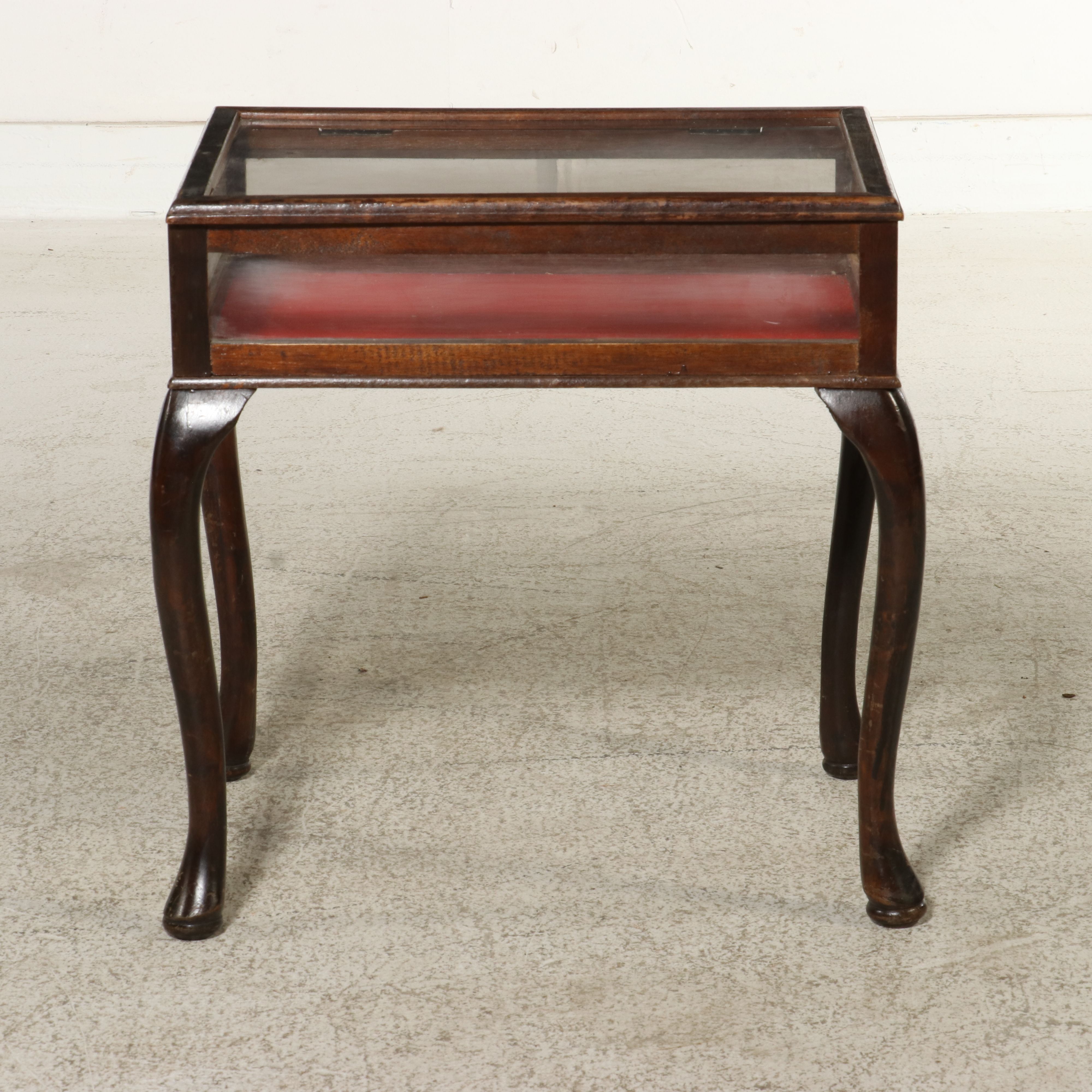 Pair of Queen Anne Style Mahogany Bijouterie Tables