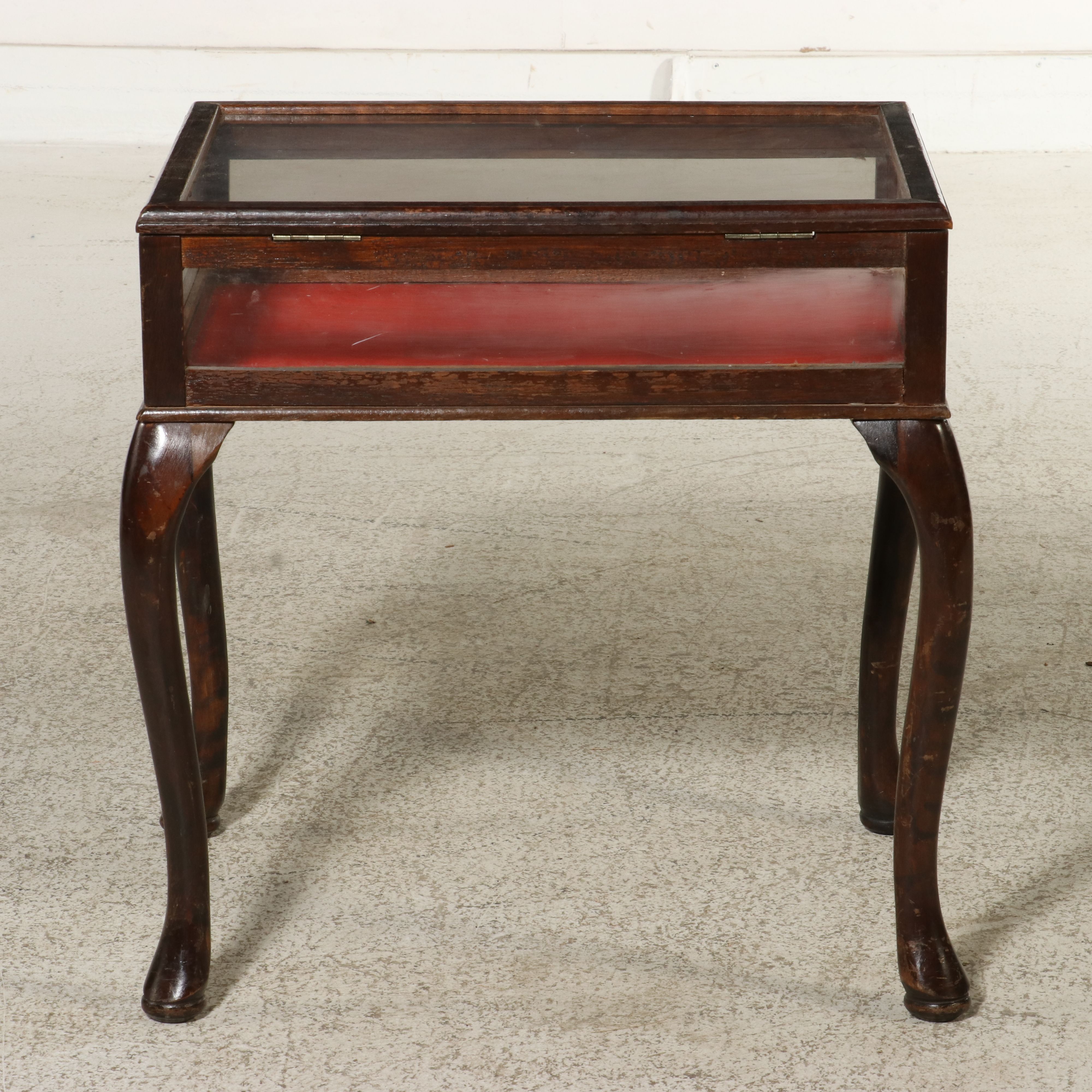 Pair of Queen Anne Style Mahogany Bijouterie Tables