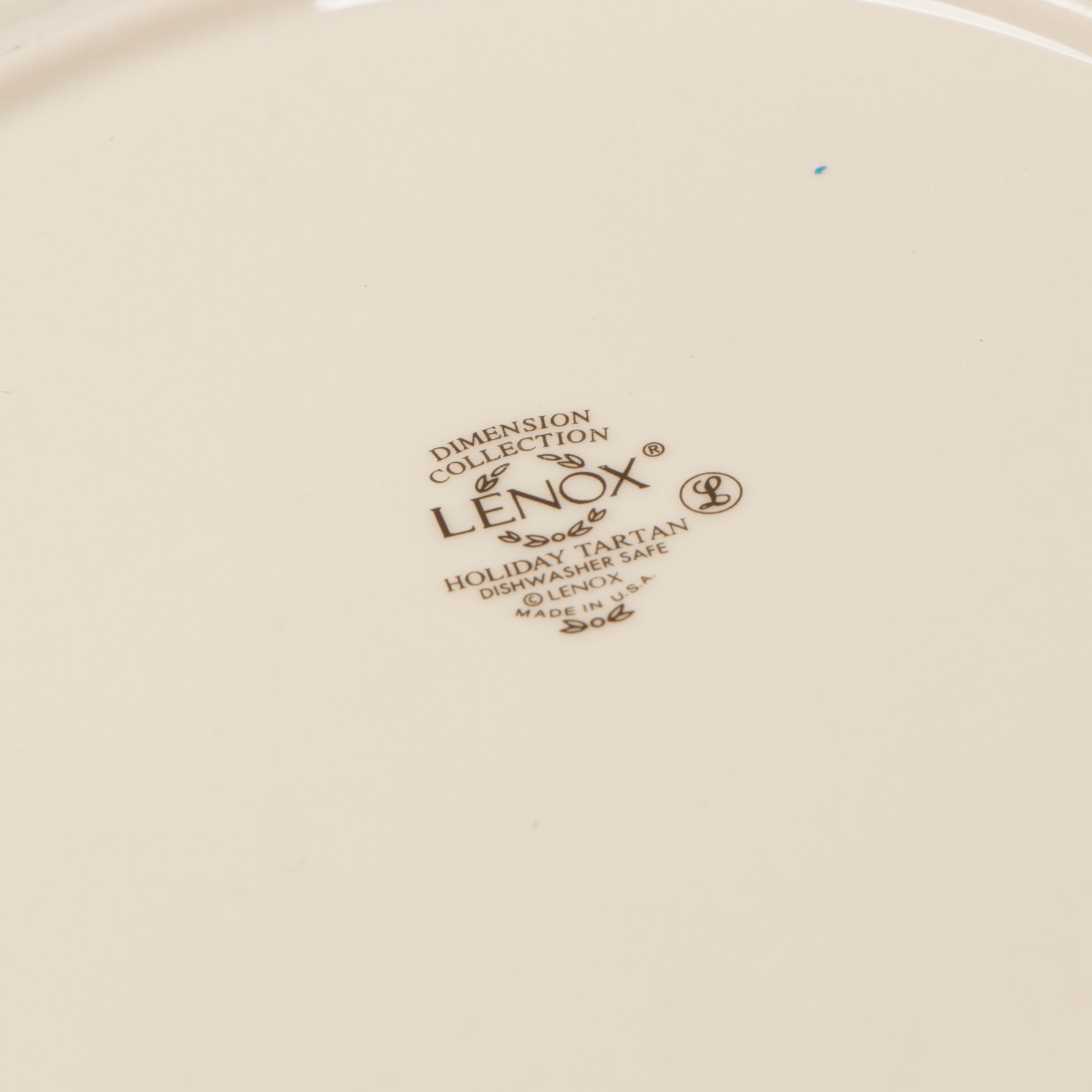 Lenox "Holiday Tartan" Candle Lamp, Dinnerware, and More Table Accessories