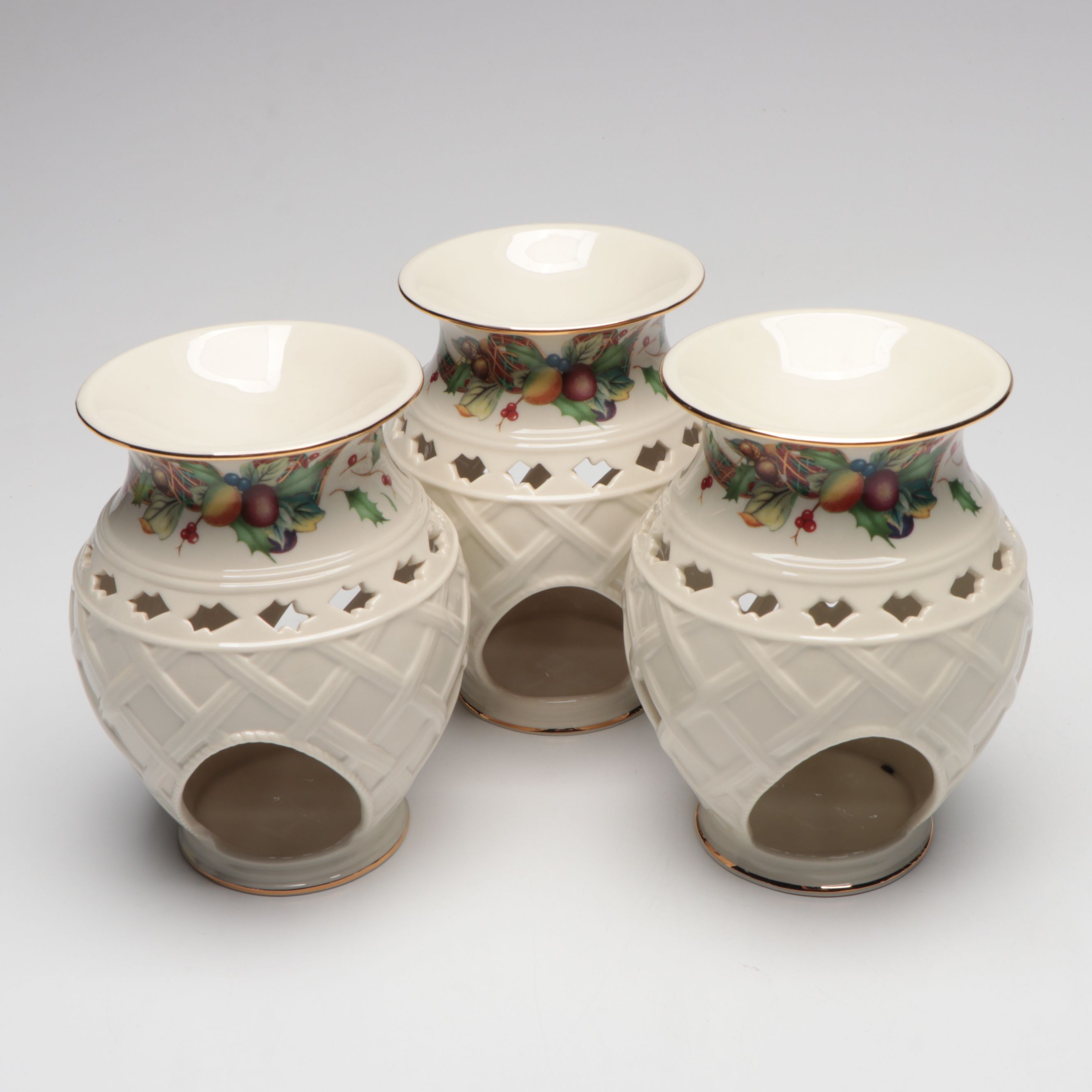 Lenox "Holiday Tartan" Candle Lamp, Dinnerware, and More Table Accessories