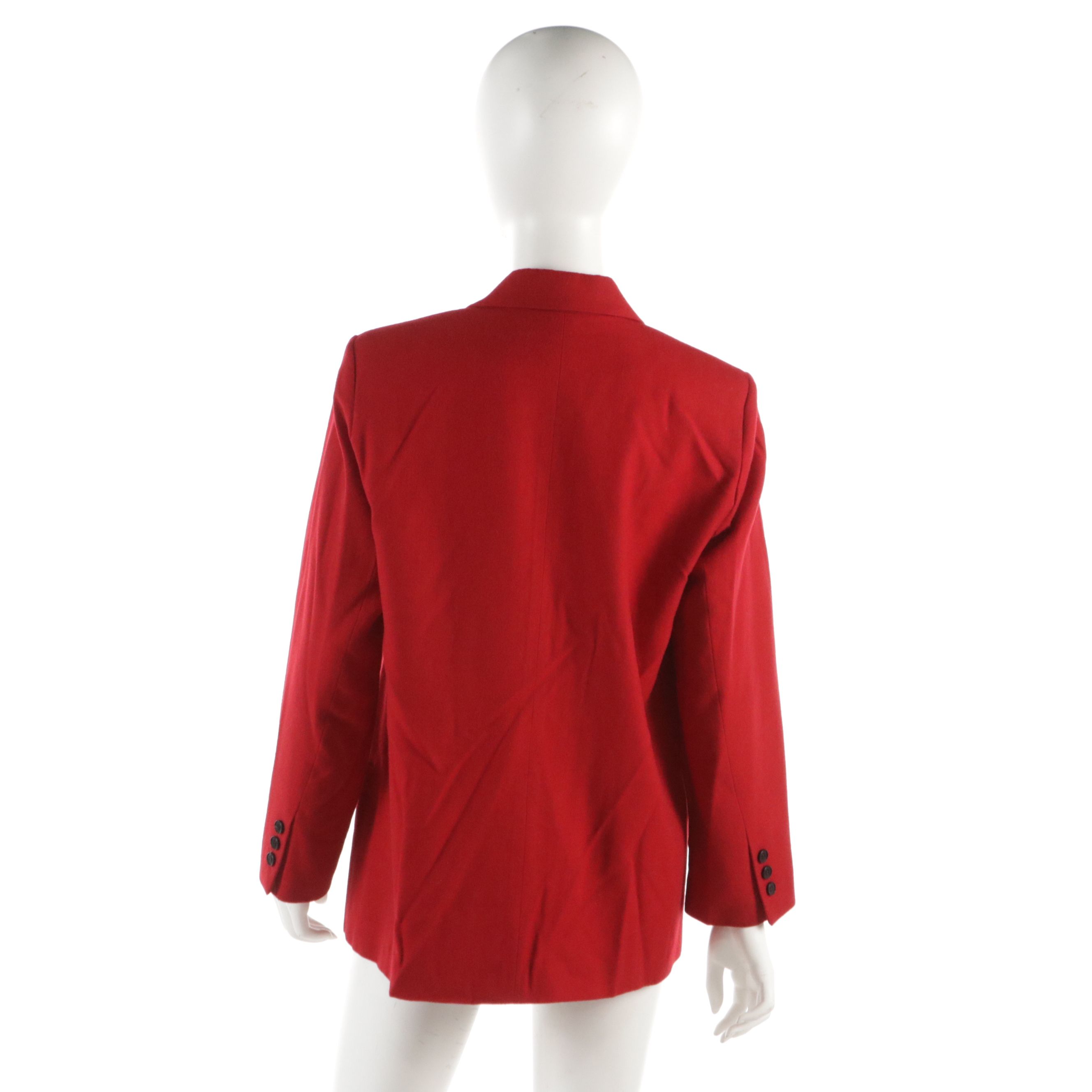 Christian Dior Vintage Red Wool Blazer