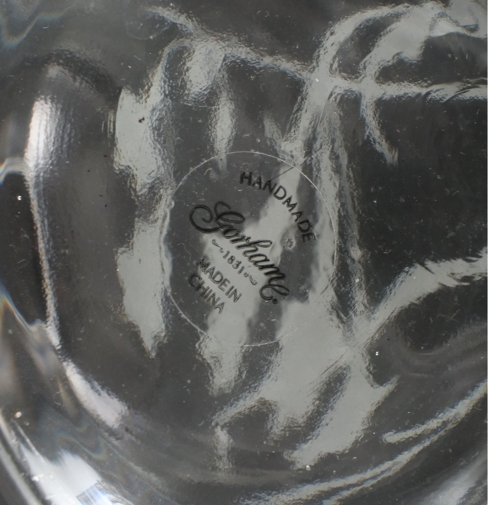 Godinger "Butterfly" with Gorham "Floral Serenity" Crystal Vase and Other Bowl