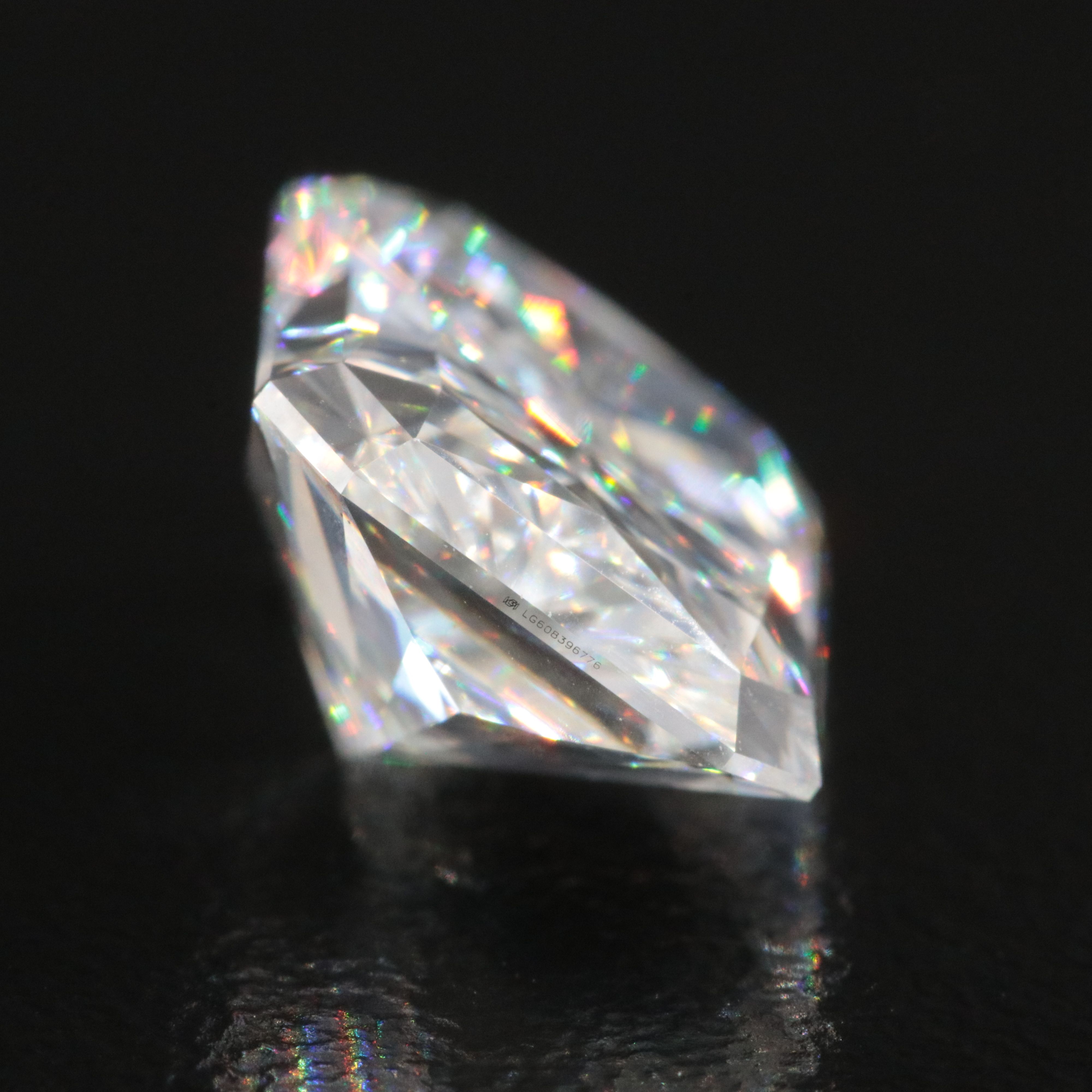 Loose 6.46 CT Lab Grown Diamond with IGI Report