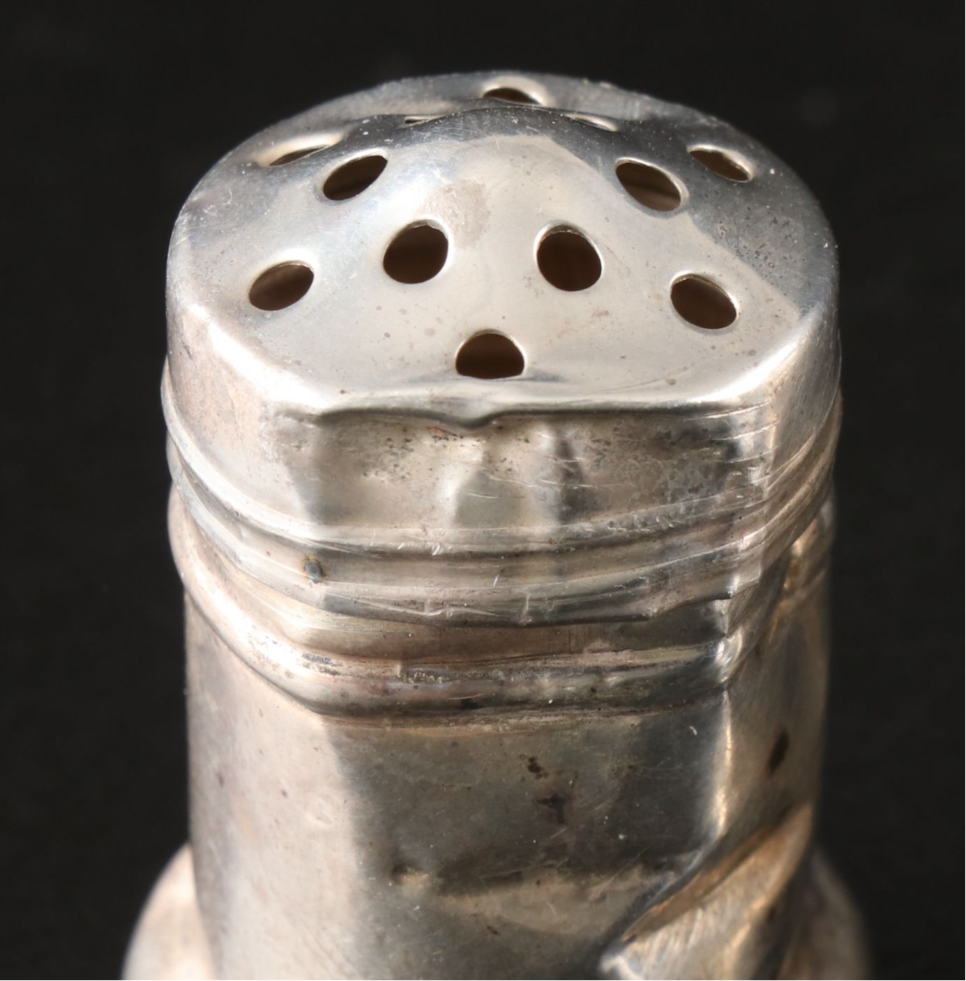 V. L. and Other Vintage Sterling Silver Shakers