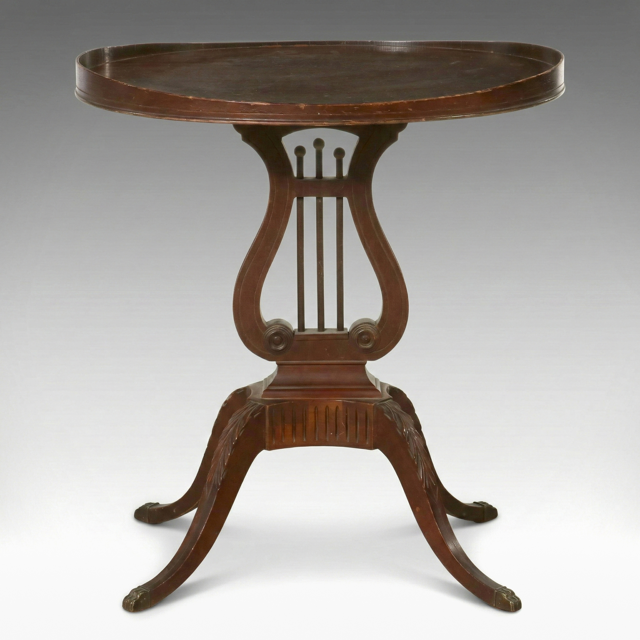 Regency Style Mahogany Accent Table