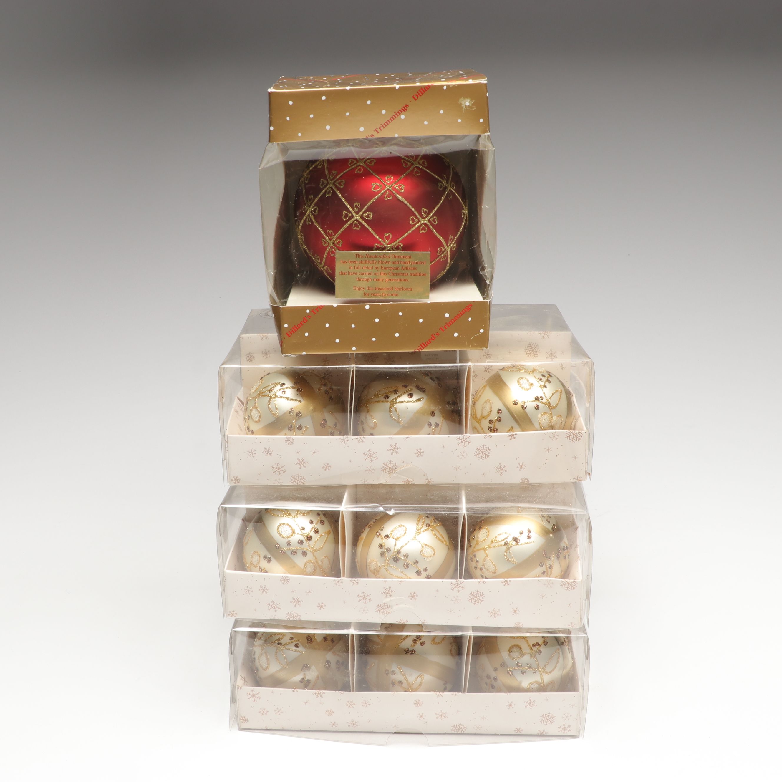 Szklo-Dekor Handmade Glass Christmas Ornaments with More