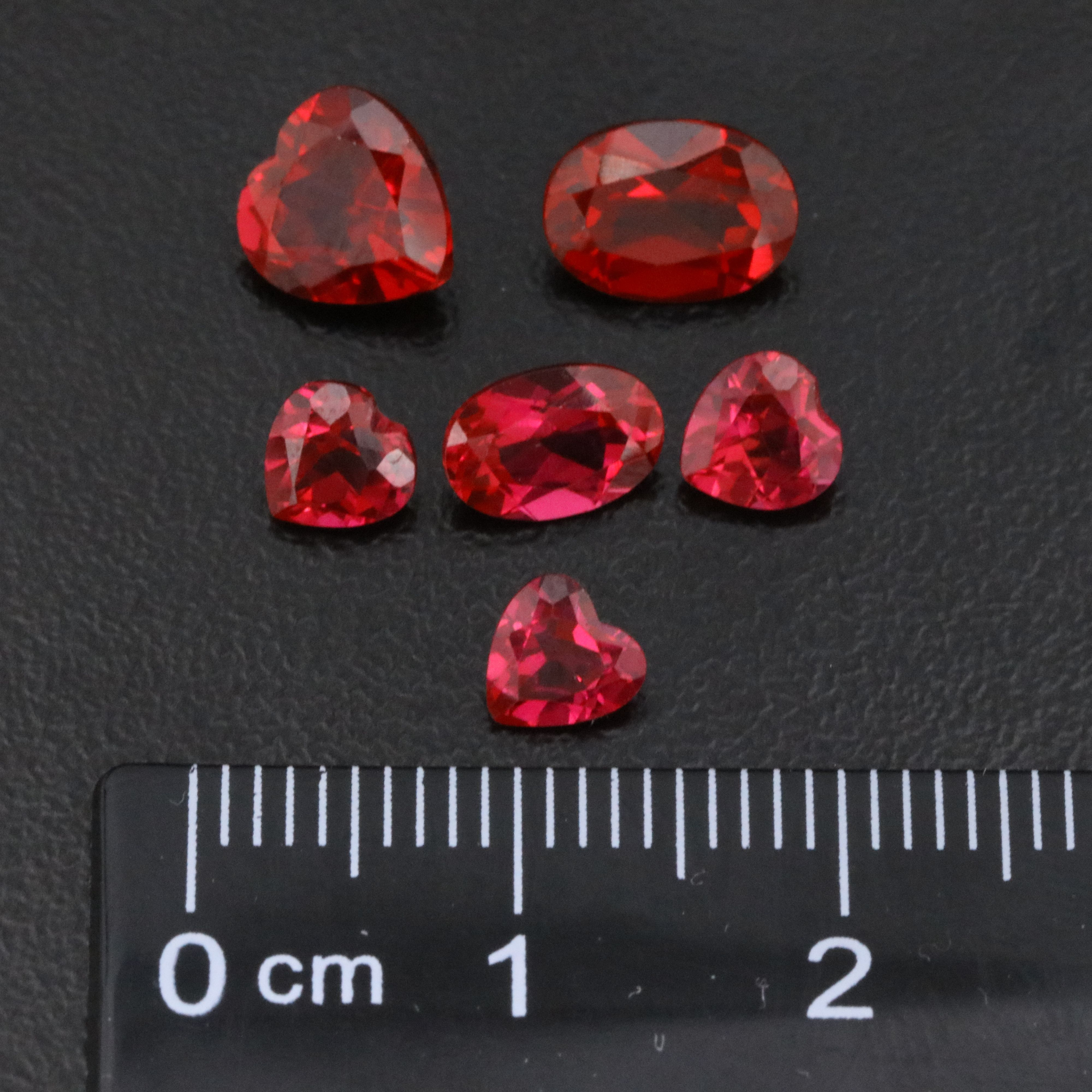 Loose 6.08 CTW Lab Grown Ruby Lot