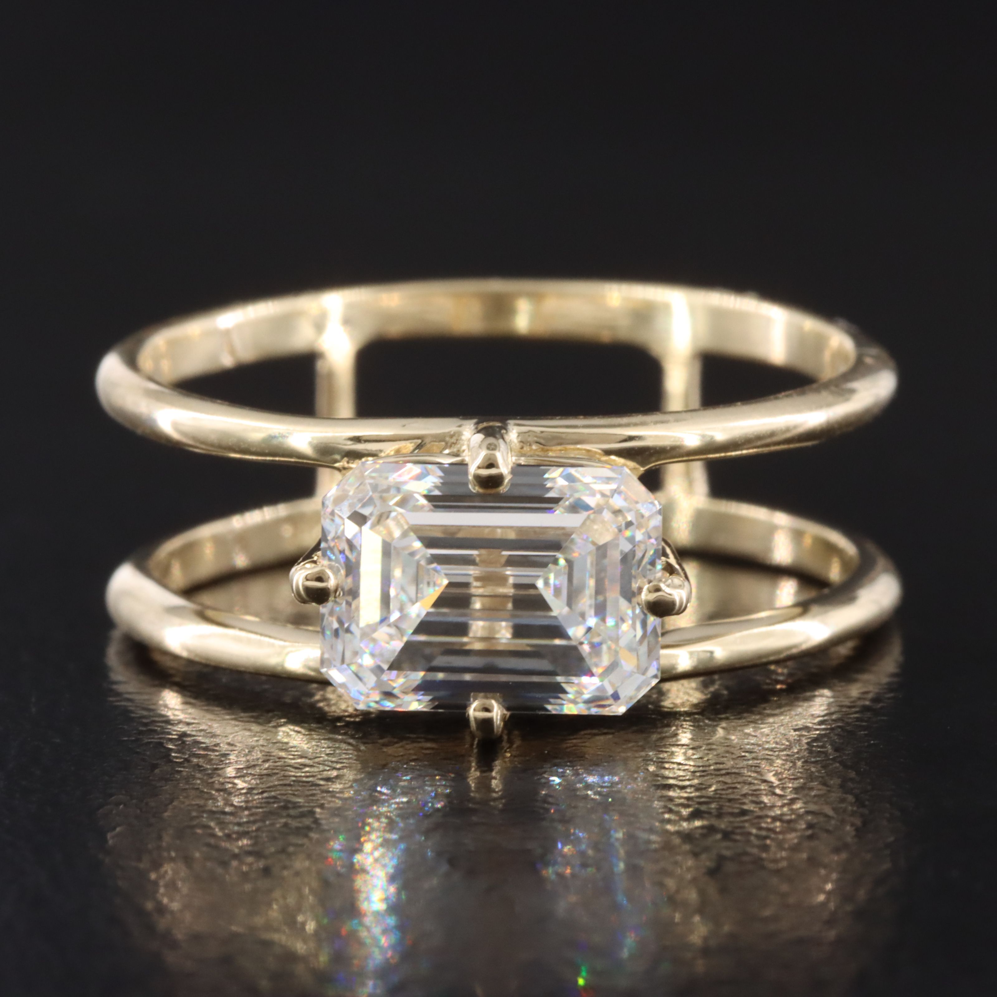 14K 2.00 CT Lab Grown Diamond Ring with IGI Report