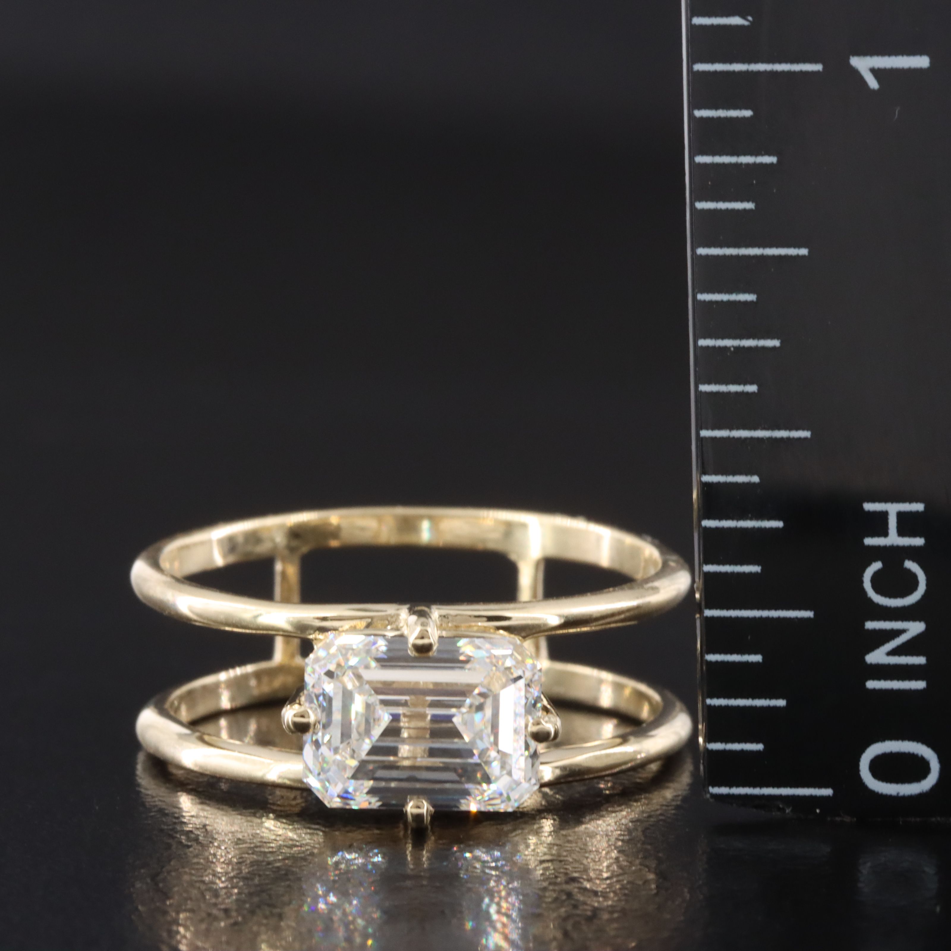 14K 2.00 CT Lab Grown Diamond Ring with IGI Report