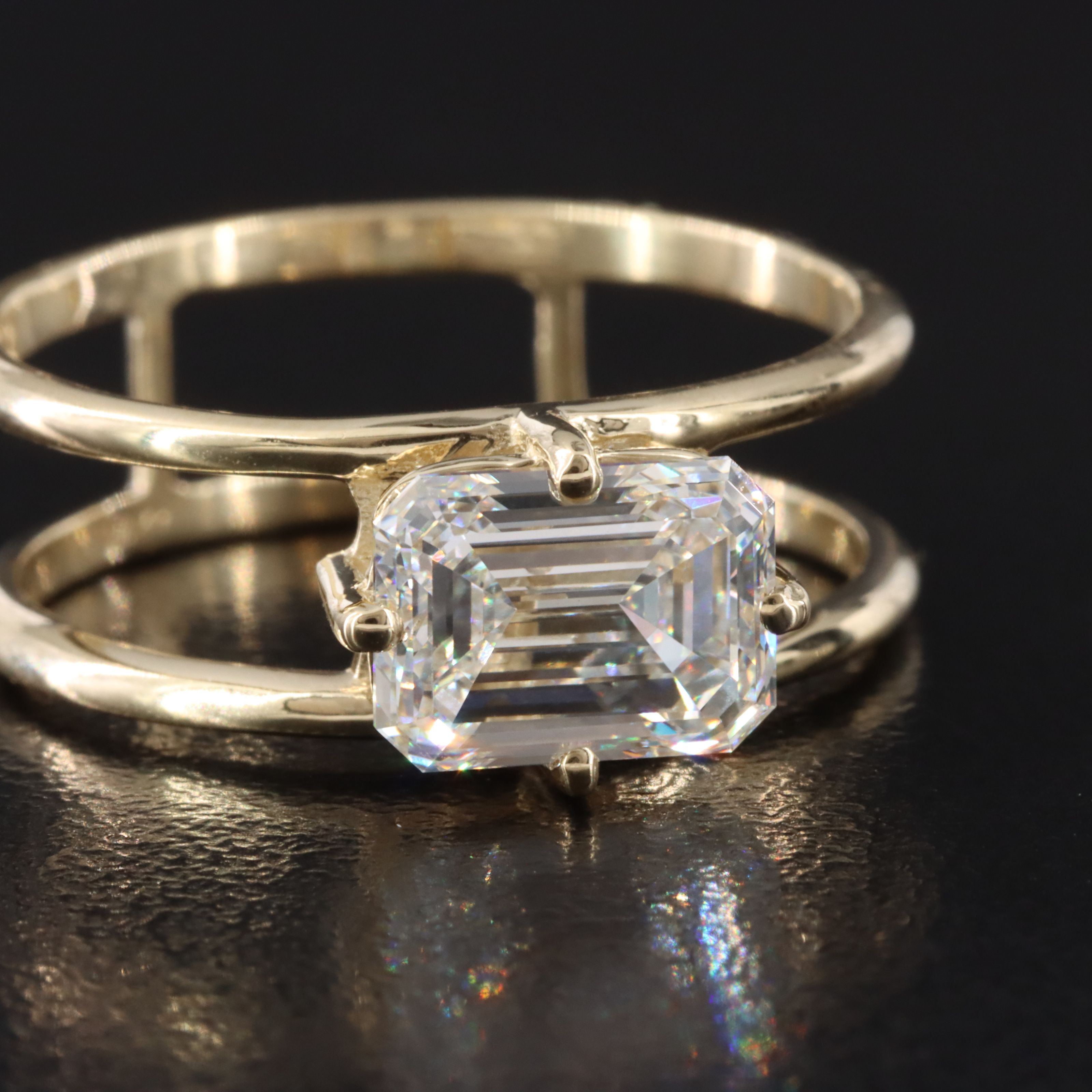 14K 2.00 CT Lab Grown Diamond Ring with IGI Report