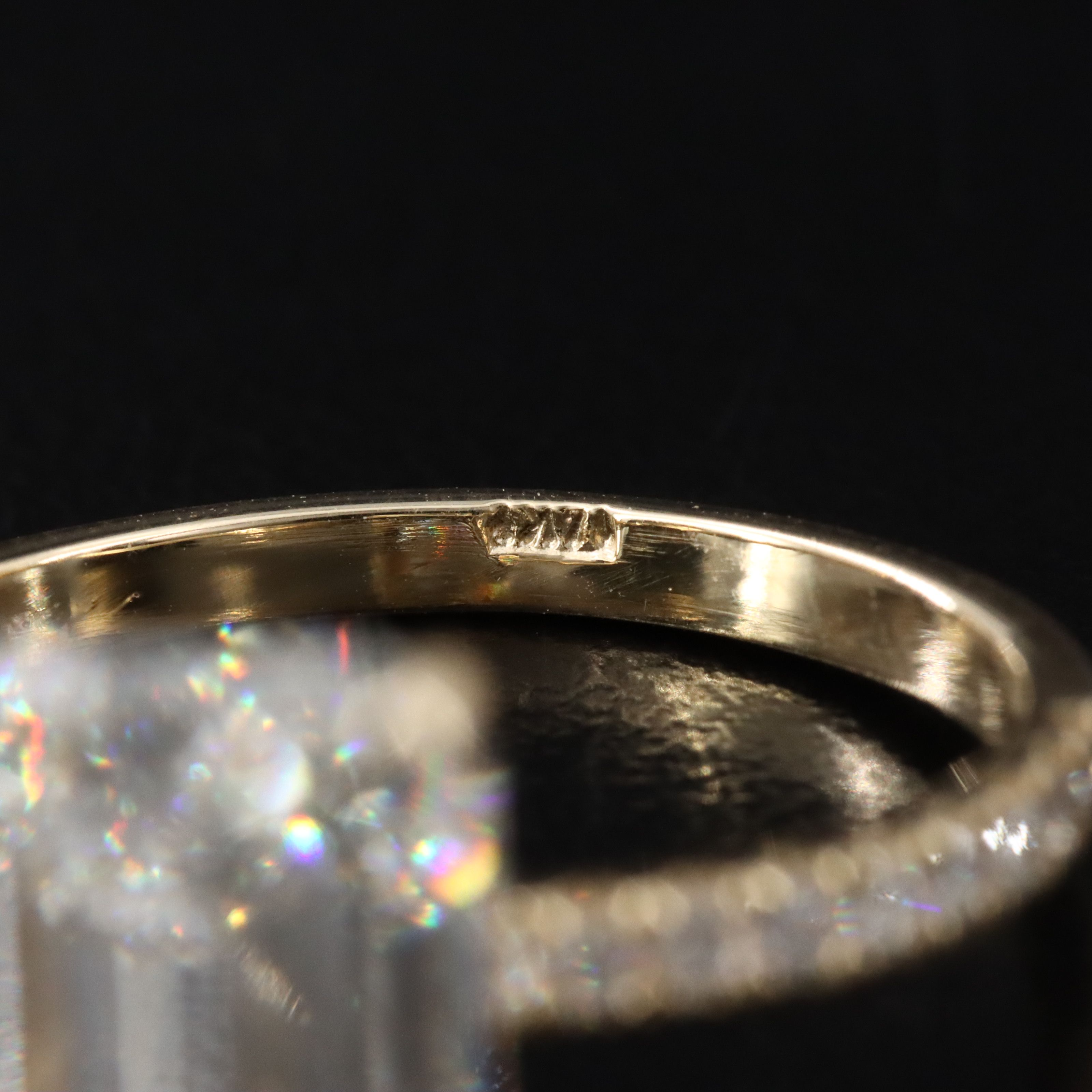 14K 7.39 CTW Lab Grown Diamond Ring with IGI Report