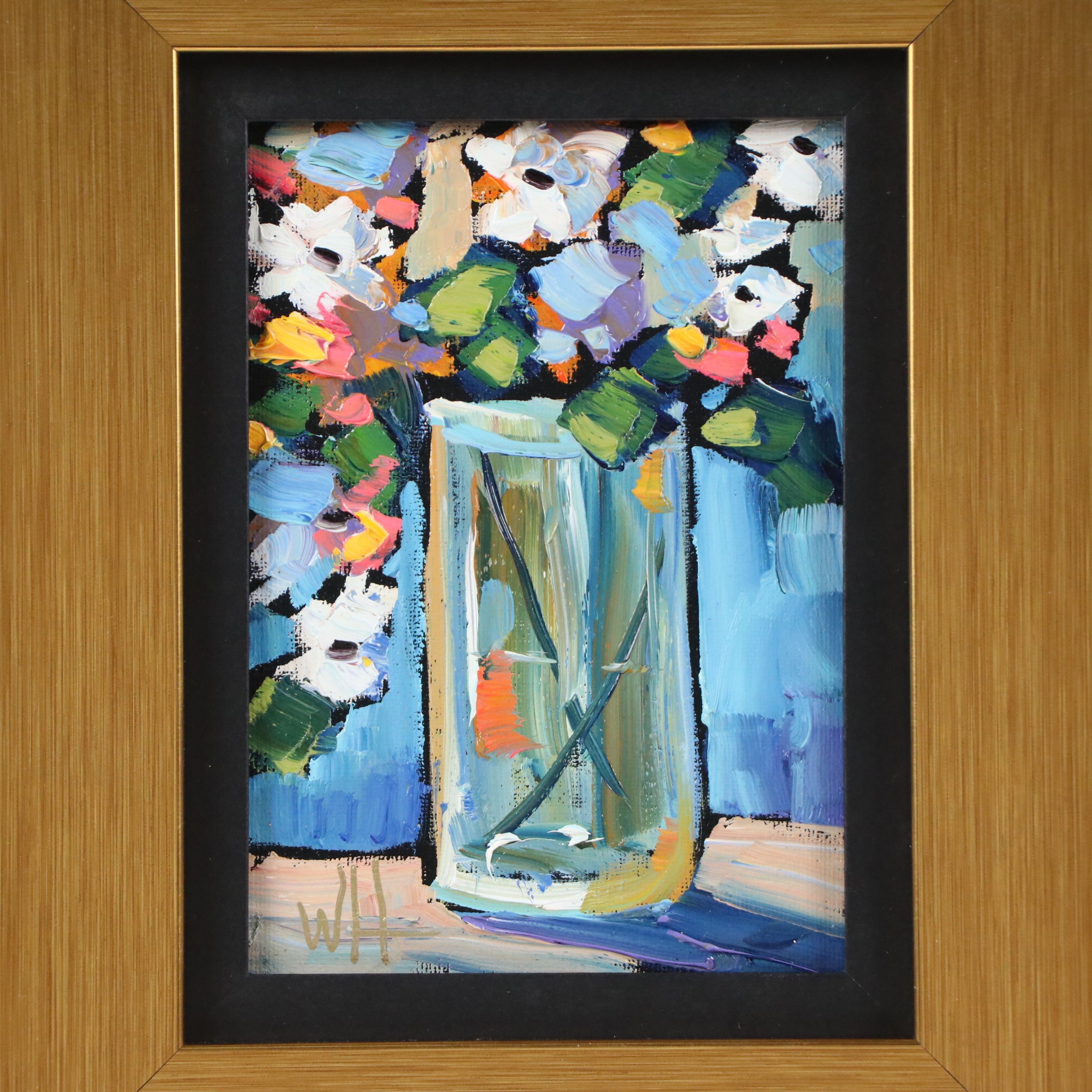 William Hawkins Floral Still Life Oil Painting, 21st Century
