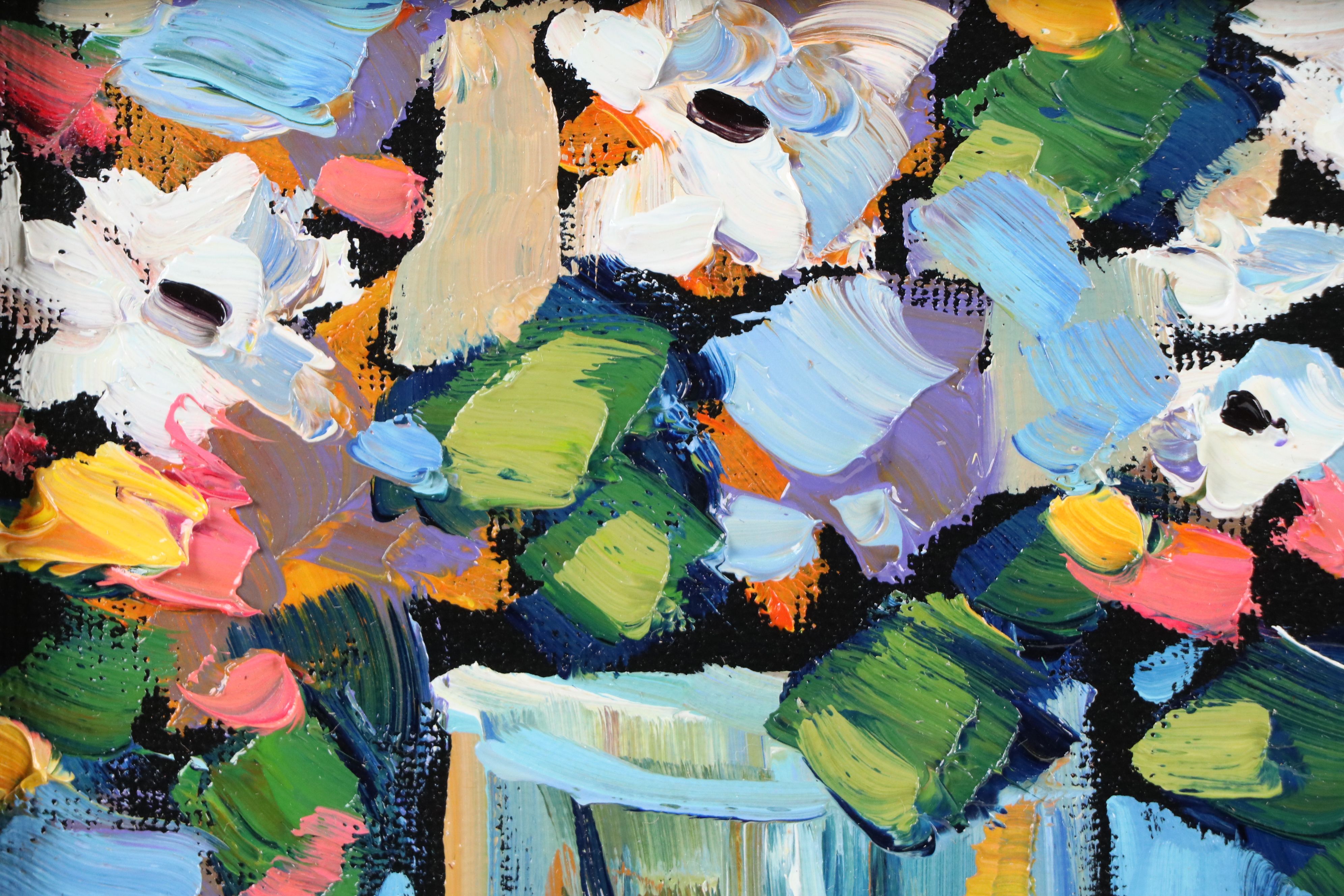 William Hawkins Floral Still Life Oil Painting, 21st Century