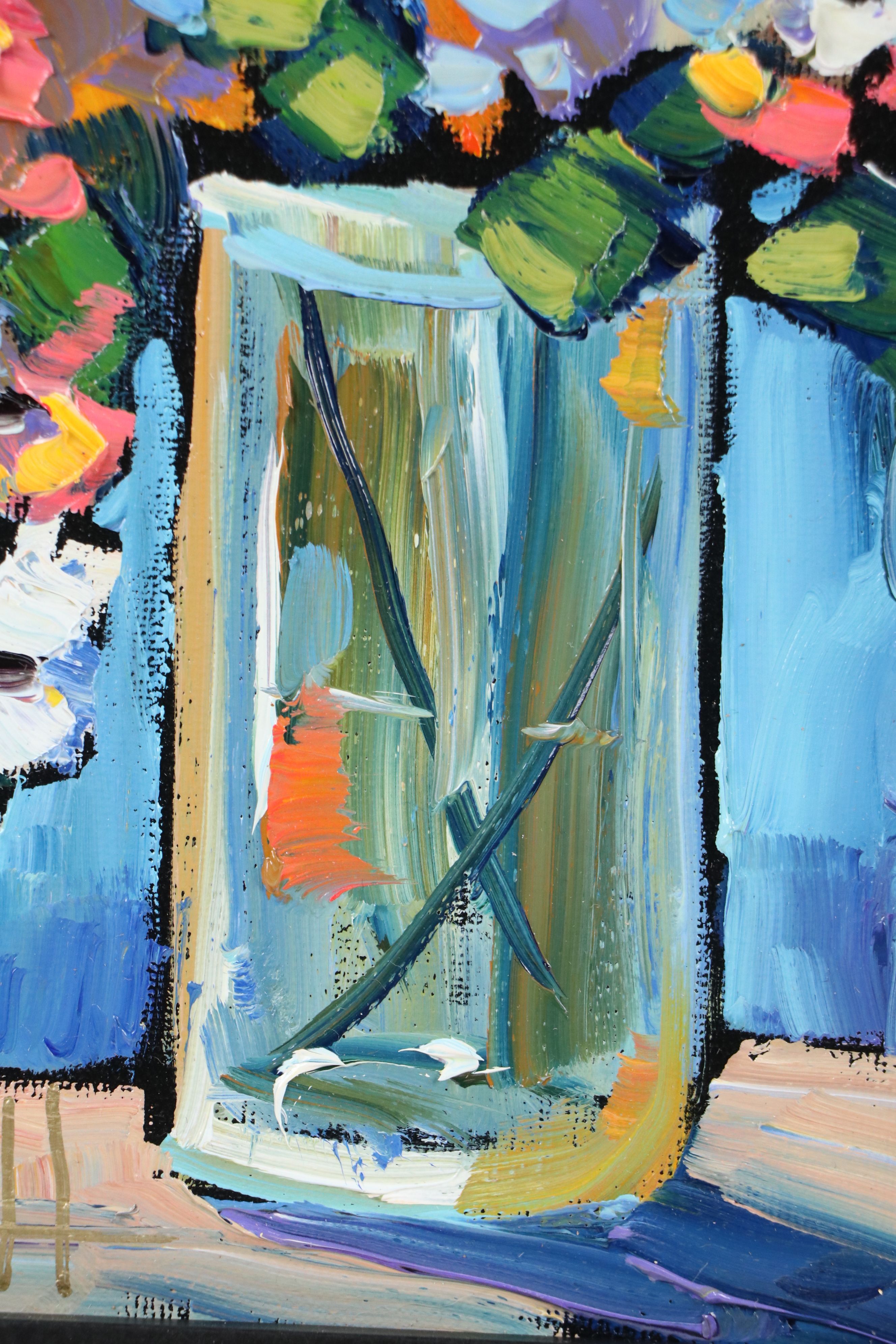 William Hawkins Floral Still Life Oil Painting, 21st Century