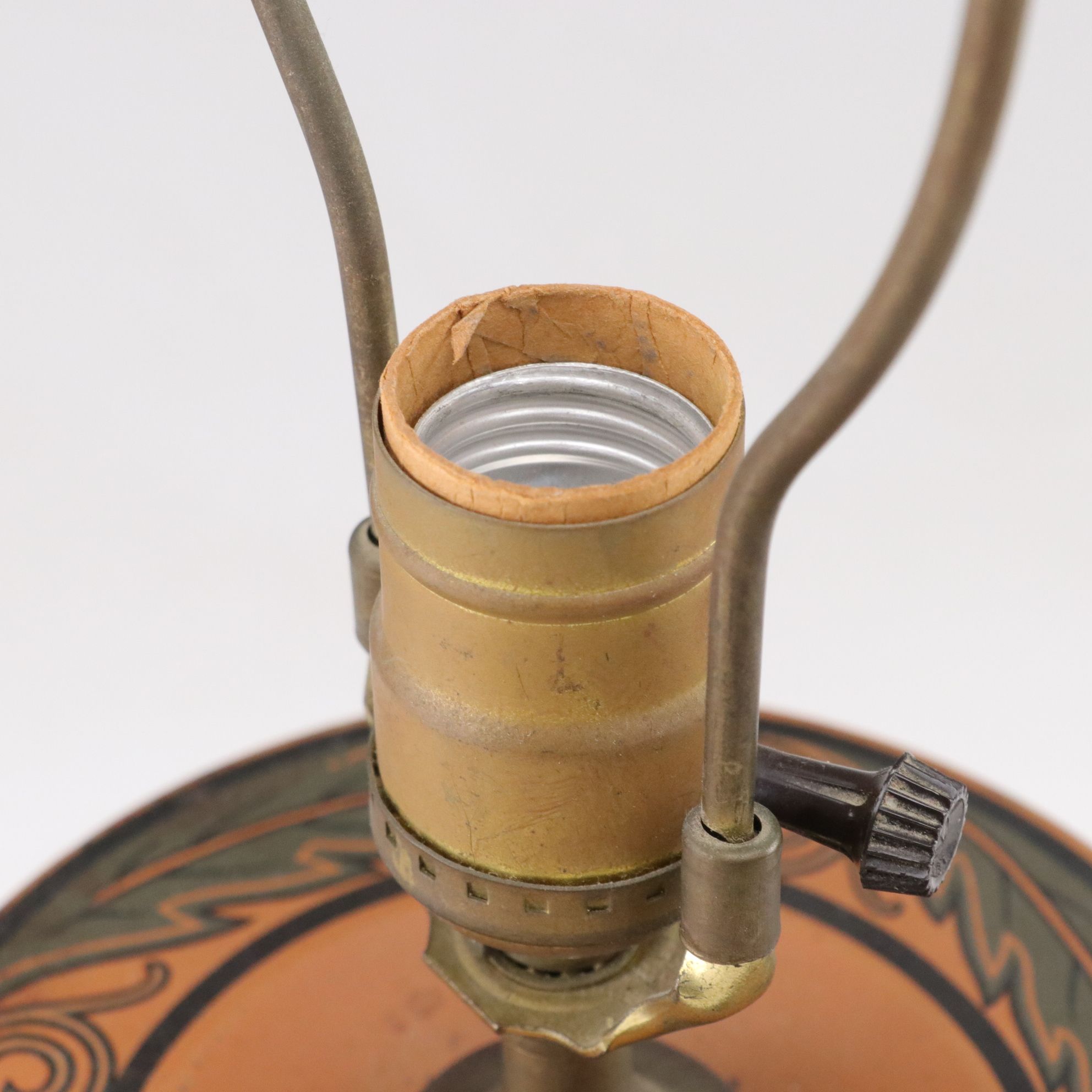 Geo F. Hellick Coffee Tin Table Lamp