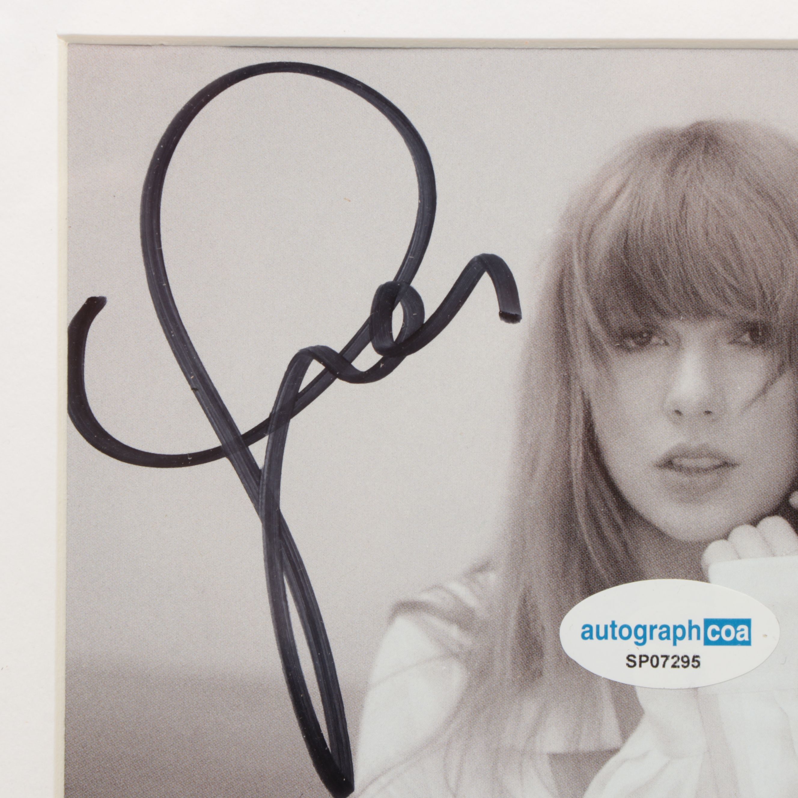 Taylor Swift Signed "The Tortured Poets Department" CD Card in Frame