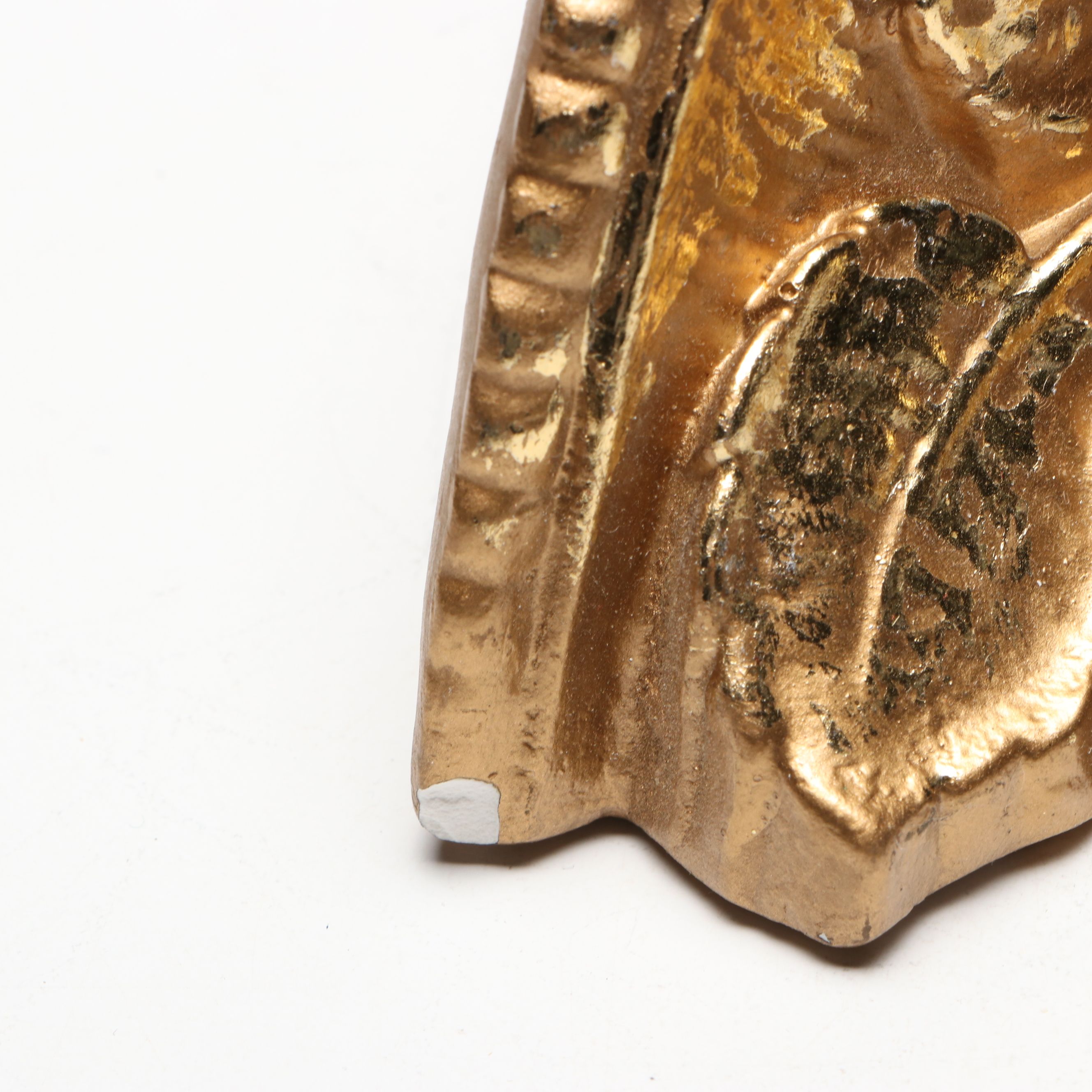 Victorian Style Brass Candle Wall Sconces with Other Wood and Ceramic Wall Décor