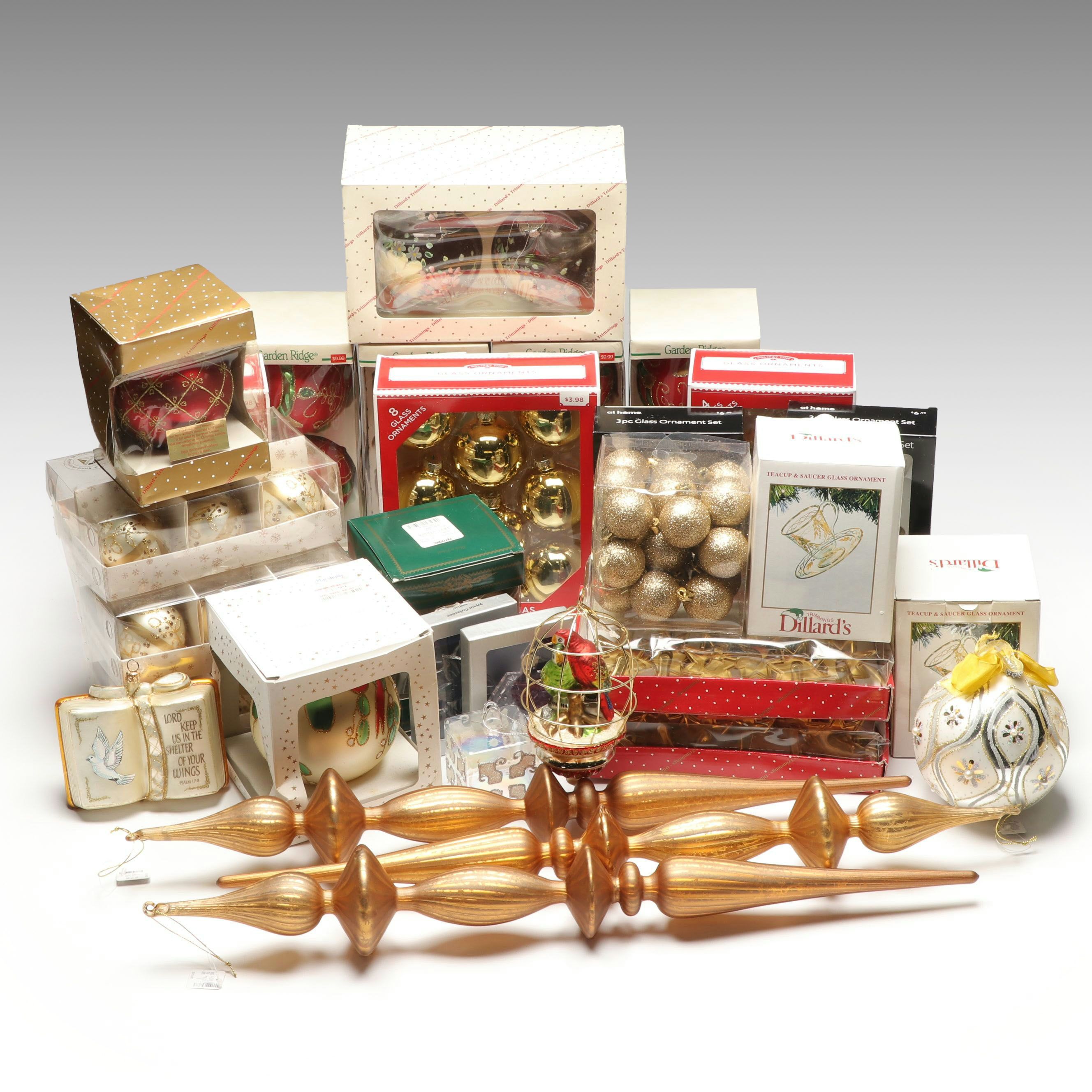 Szklo-Dekor Handmade Glass Christmas Ornaments with More