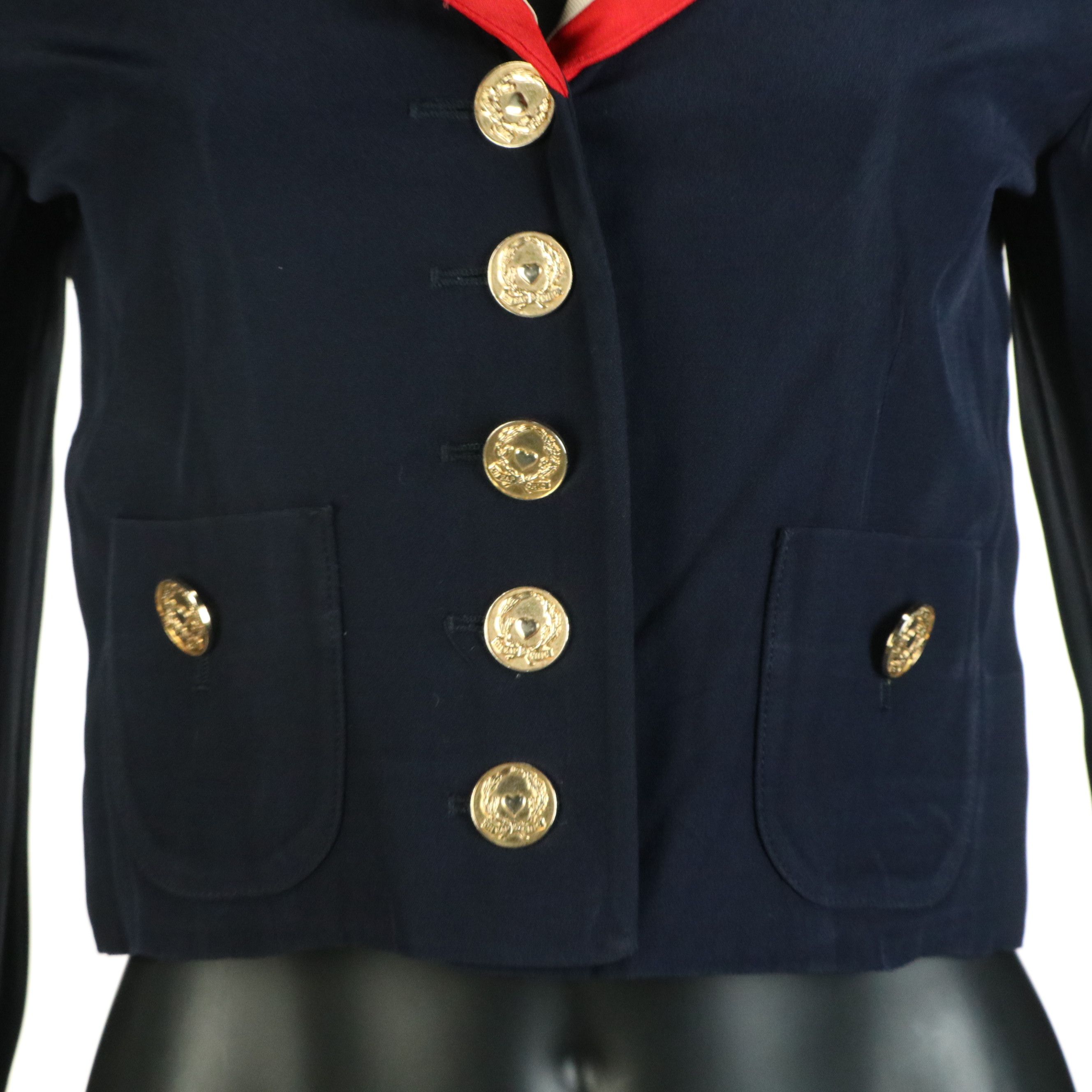 Moschino Prêt-à-Porter Naval Inspired Button-Front Jacket