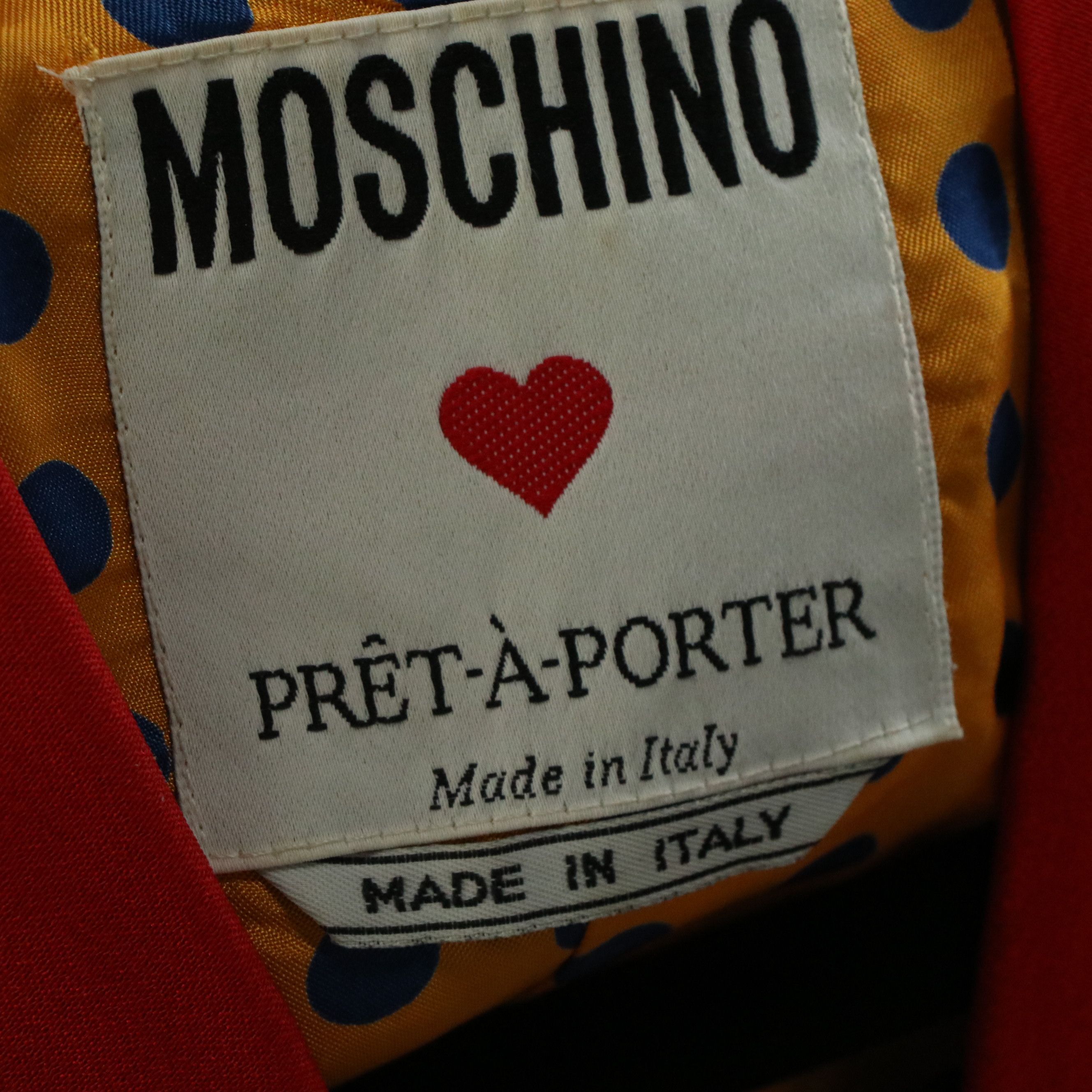 Moschino Prêt-à-Porter Naval Inspired Button-Front Jacket