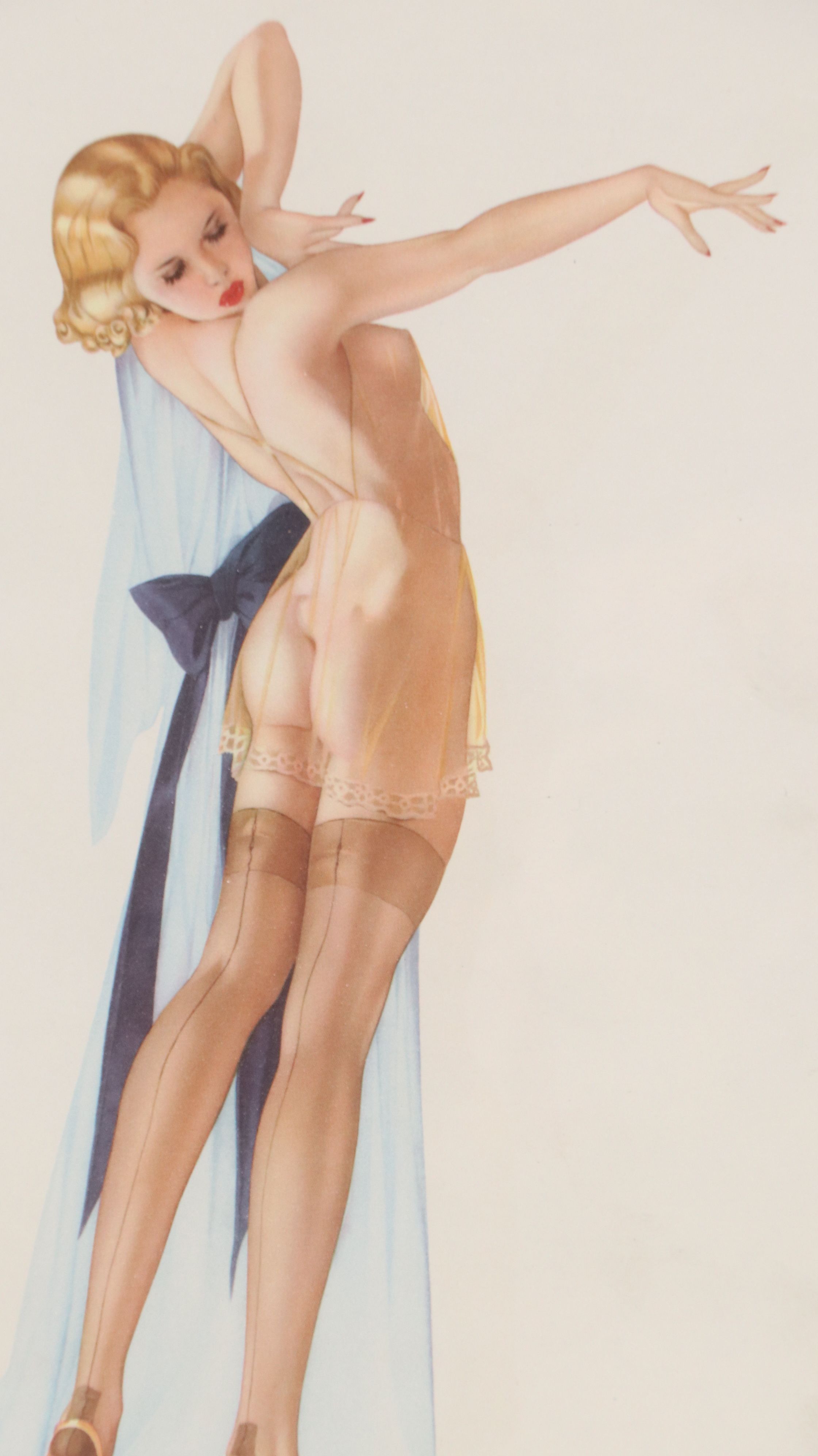 After Alberto Vargas Mid-Century Pinup Calendar Pages