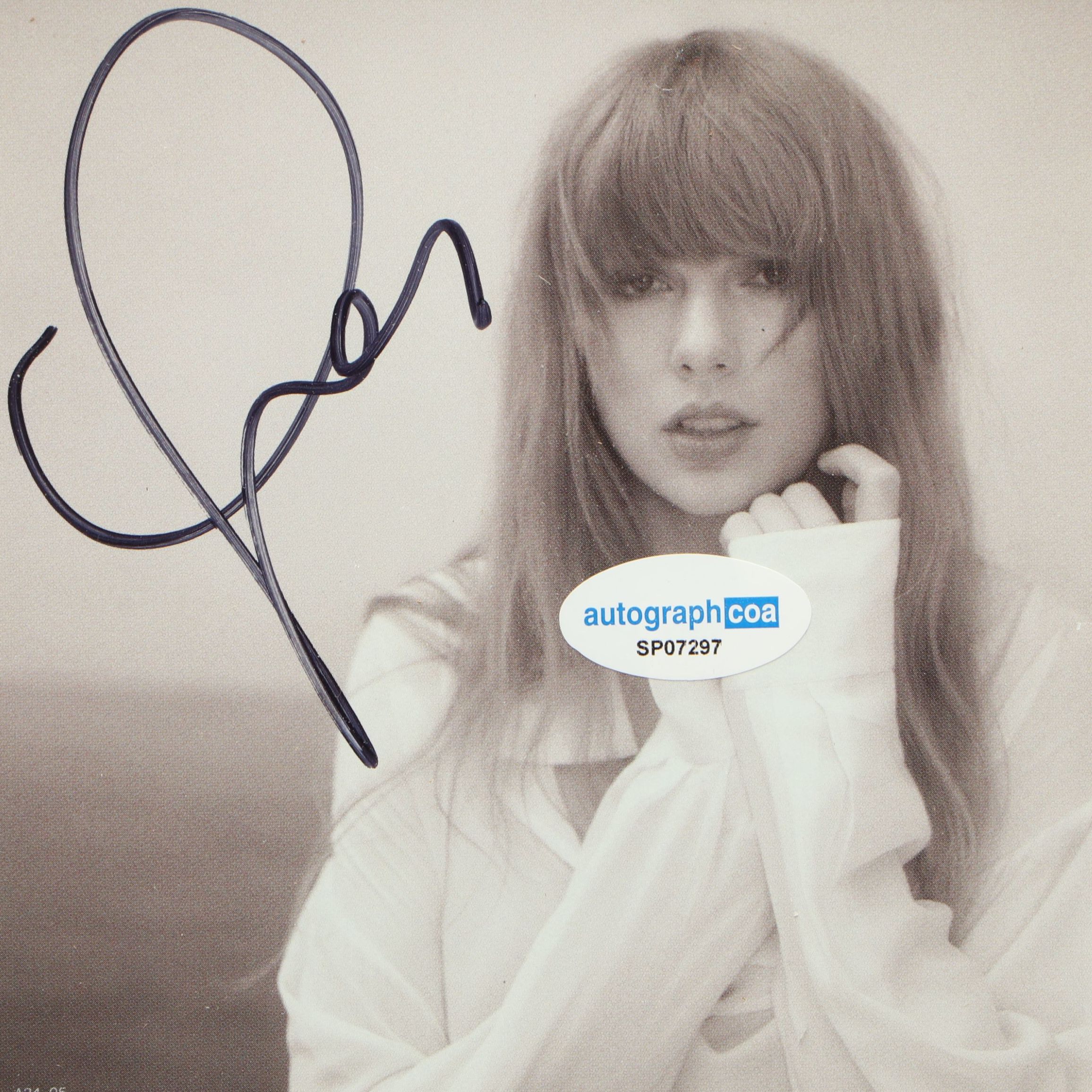 Taylor Swift Signed "The Tortured Poets Department" CD Card in Frame