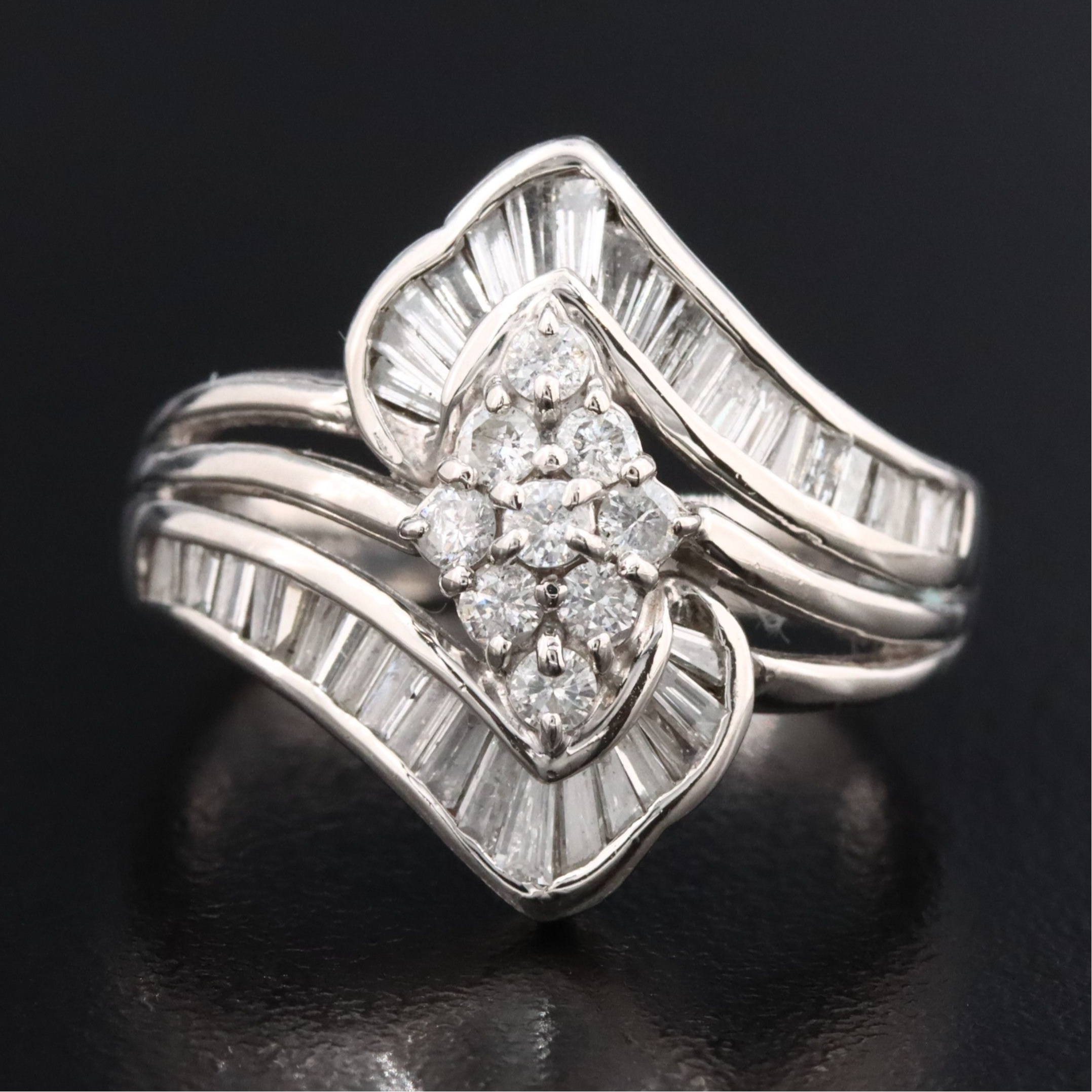 Platinum 1.05 CTW Diamond Ring