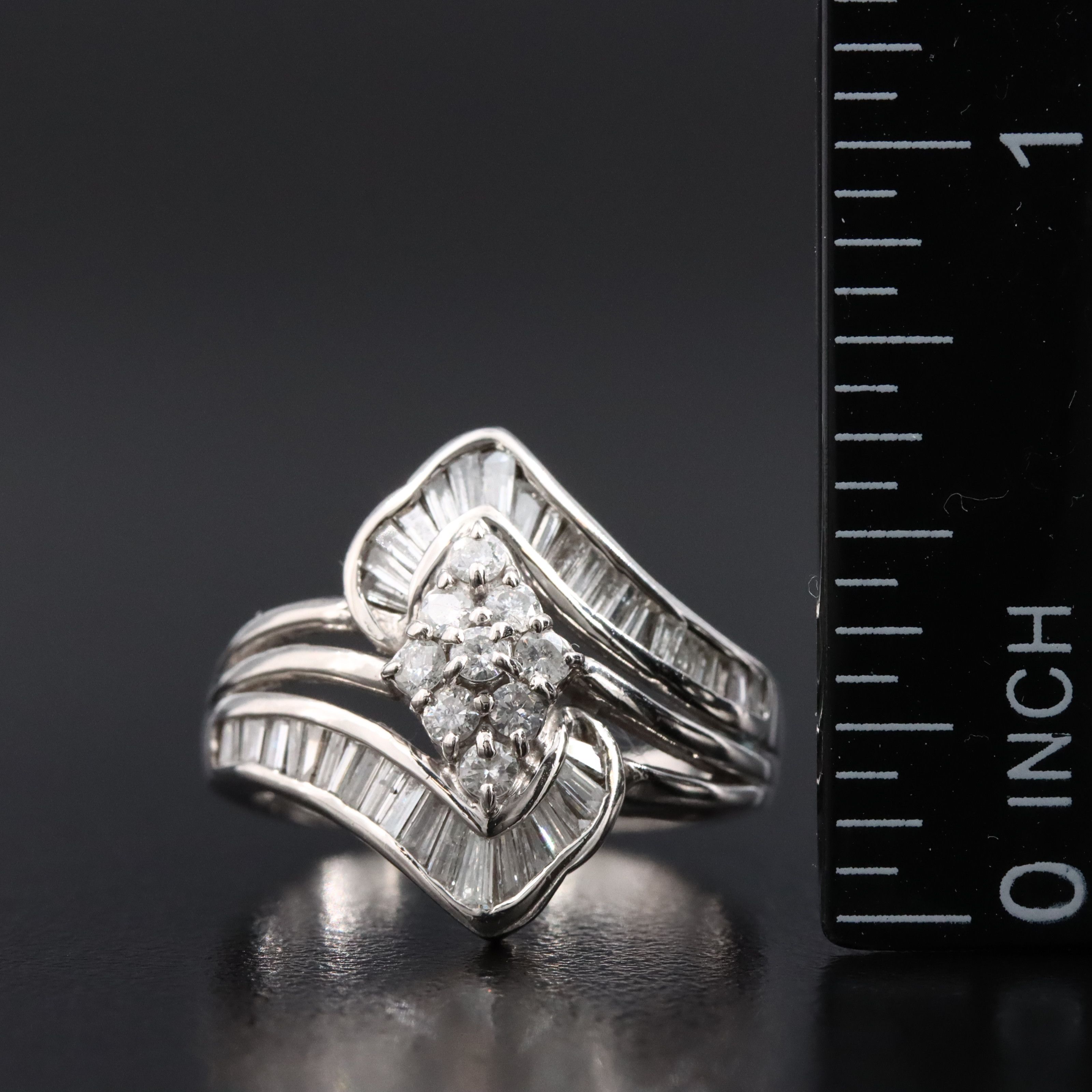 Platinum 1.05 CTW Diamond Ring
